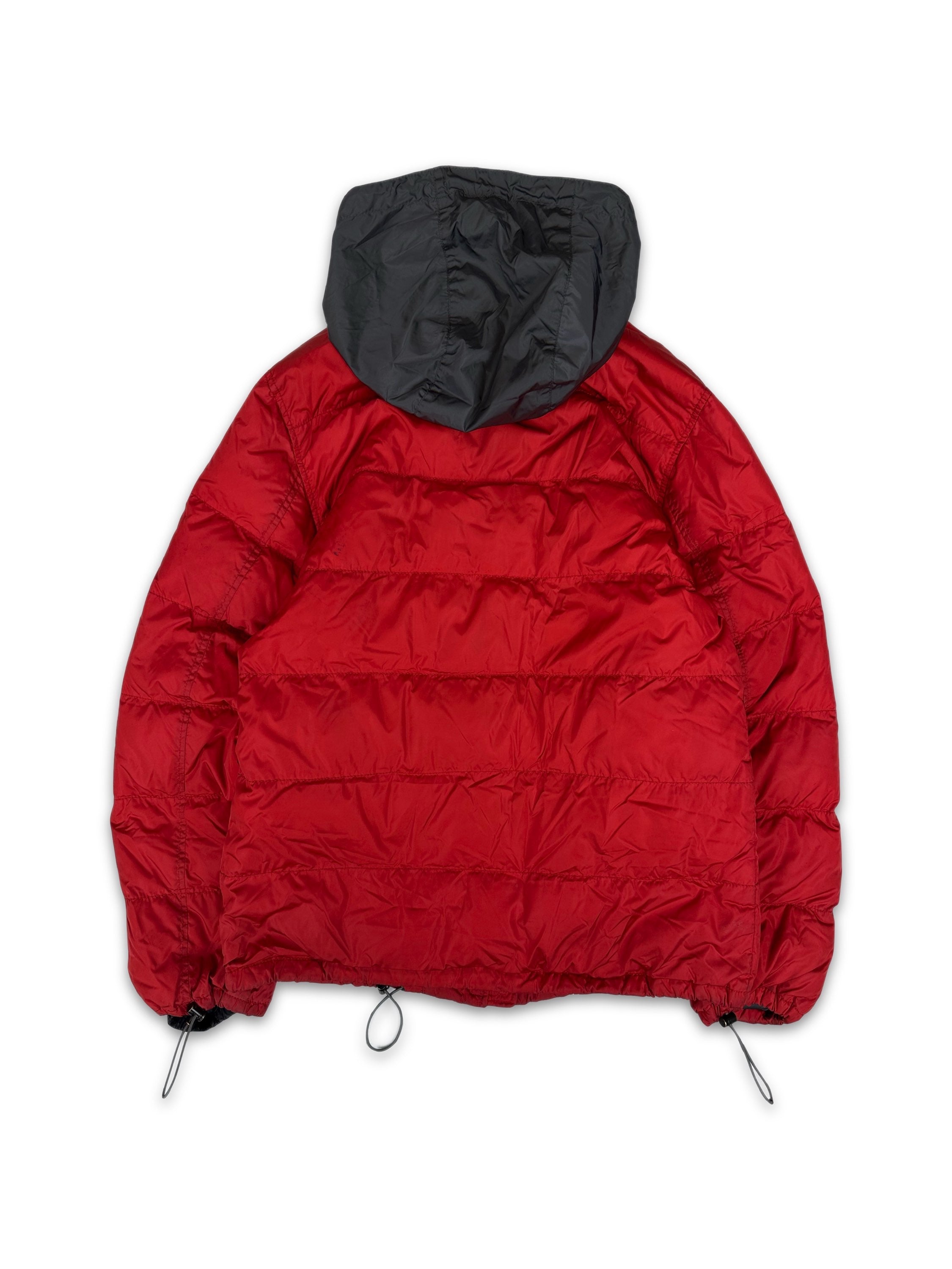 Prada Sport Linea Rossa Down Fill Two Tone Puffer Jacket