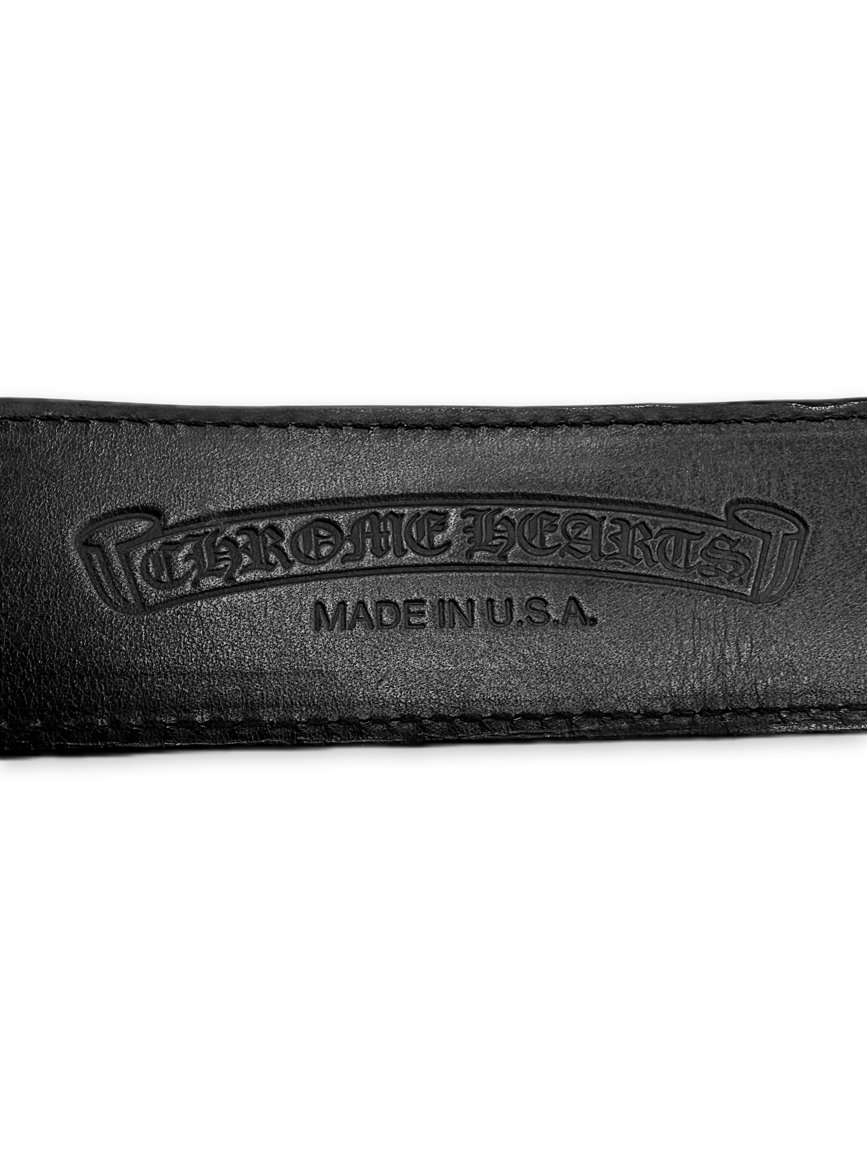 Chrome Hearts Alligator Leather ‘Gunslinger’ .925 Silver Belt