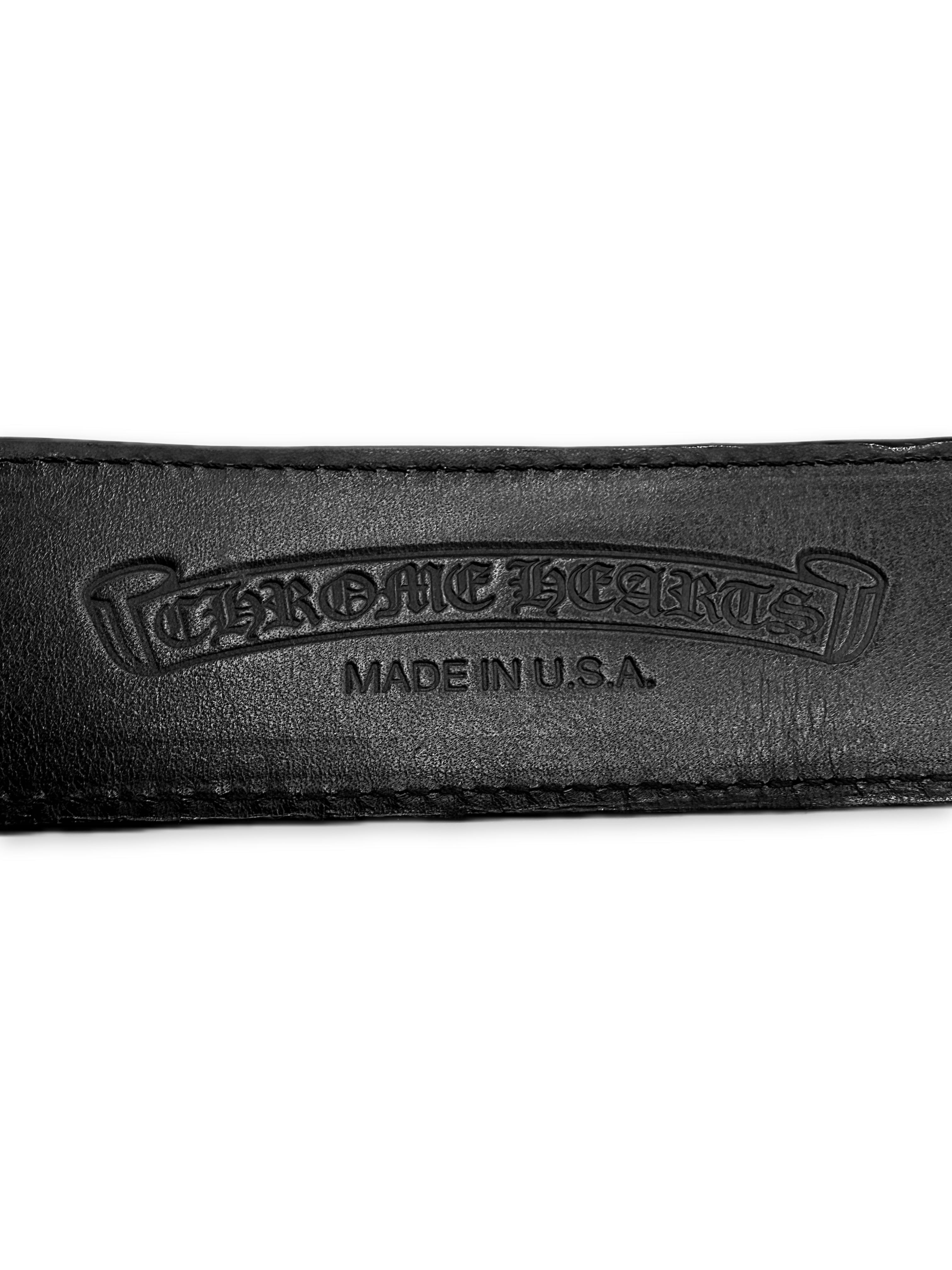 Chrome Hearts Alligator Leather ‘Gunslinger’ .925 Silver Belt