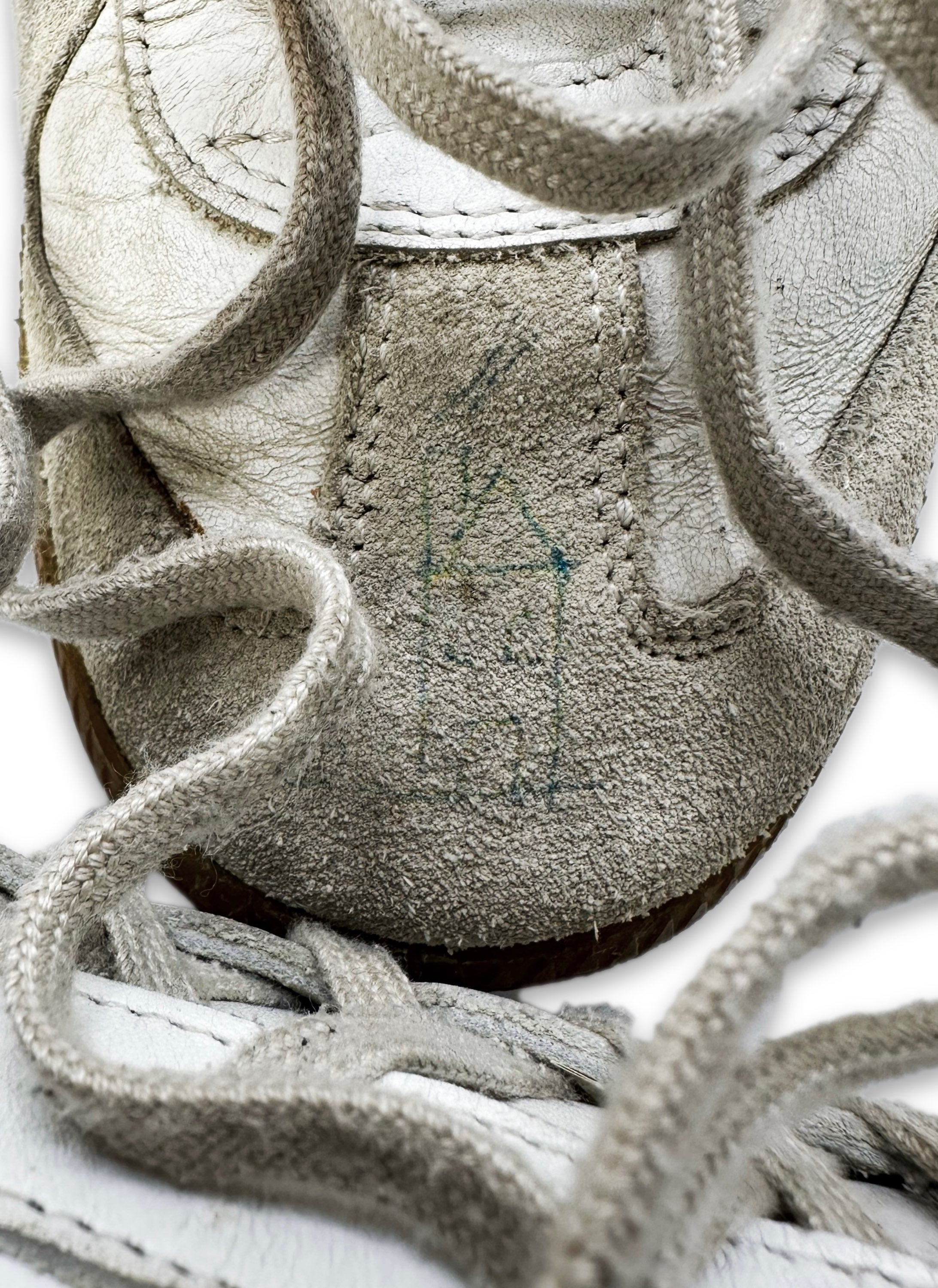 SS02 Maison Margiela ‘Graffiti’ 1/1 Artisanal GAT Sneakers