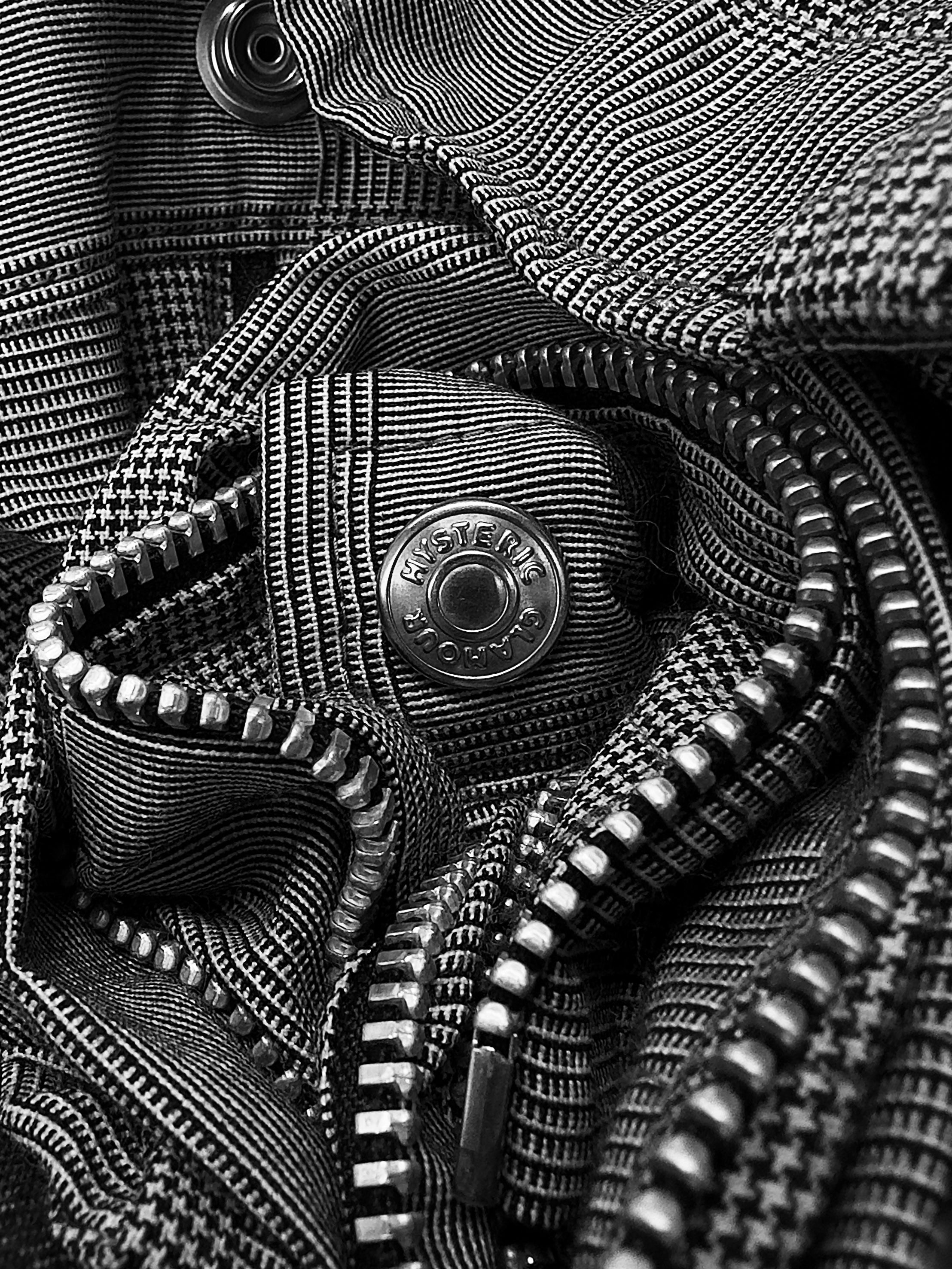 00s Hysteric Glamour ‘Multi-zip’ Grey D-Ring Pants