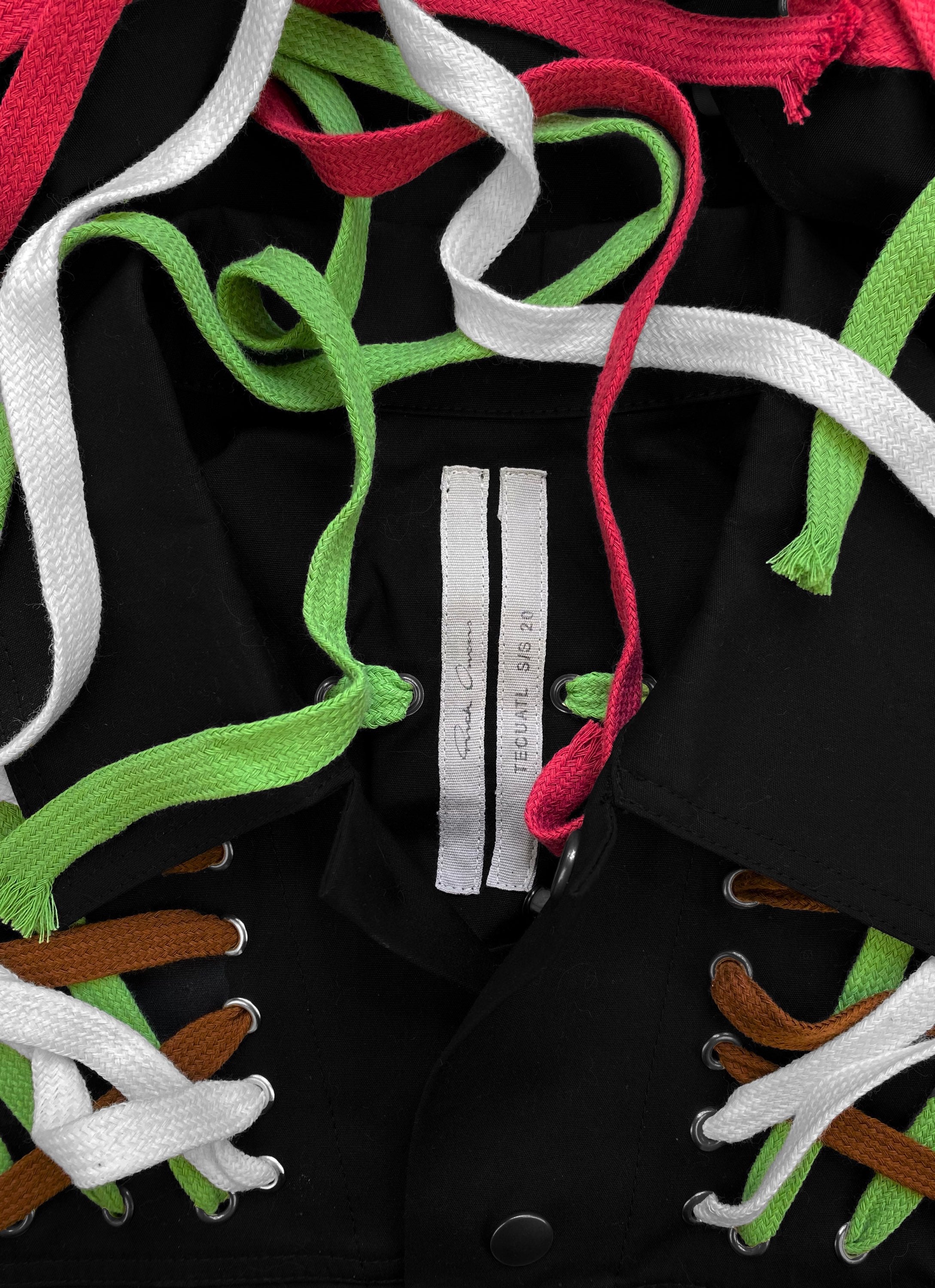 SS20 Rick Owens ‘Megalace’ Tecuatl Multi Colour Light Jacket