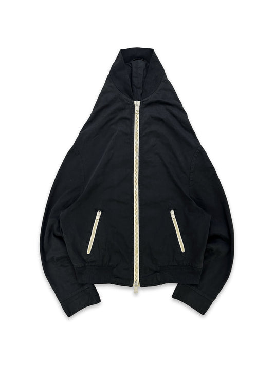 AW05 Maison Margiela ‘Paparazzi’ Hunchback Black Bomber Jacket