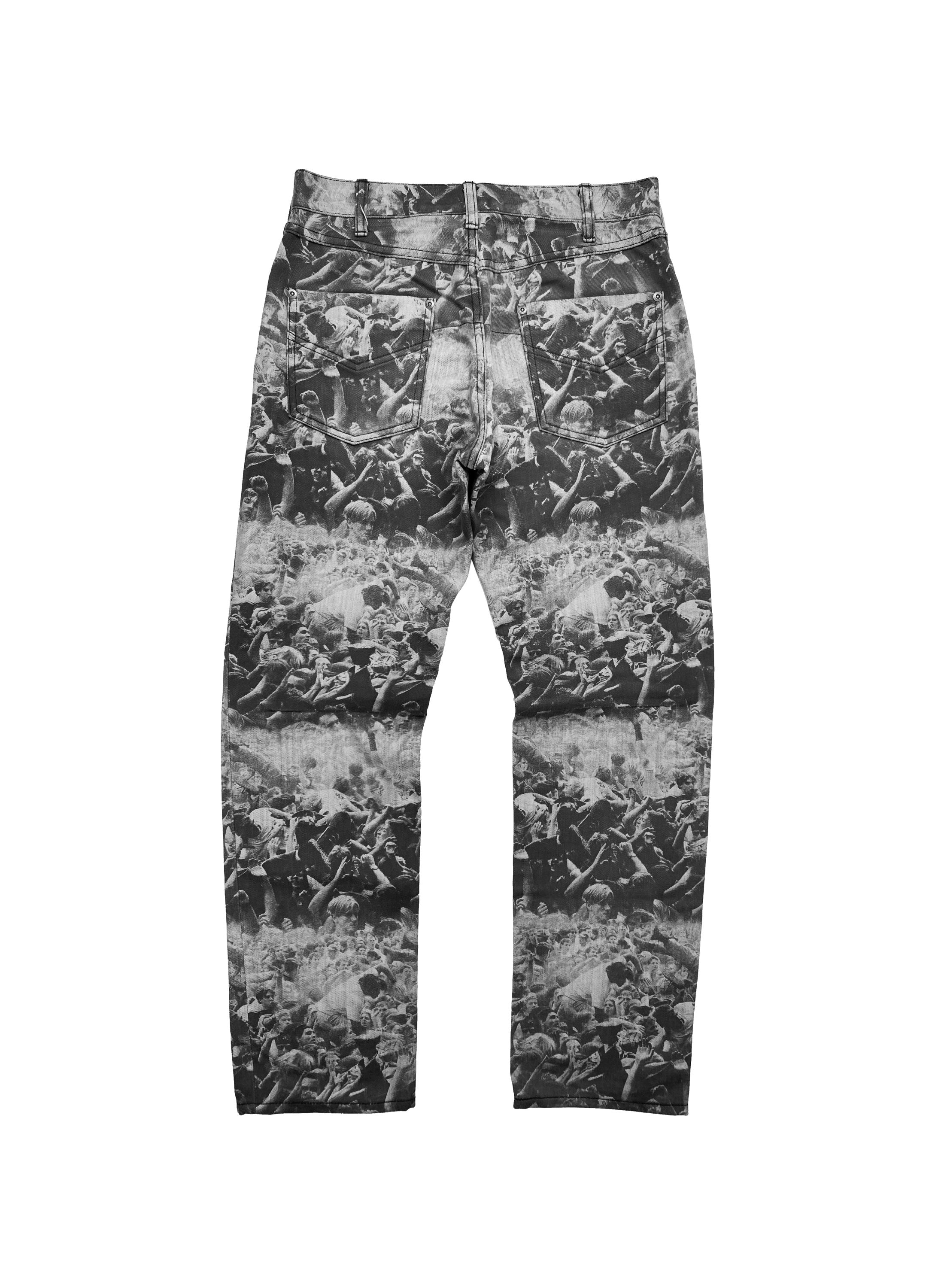 FW09 Number (N)ine Charles Peterson “Touch Me I’m Sick” Moshpit Denim