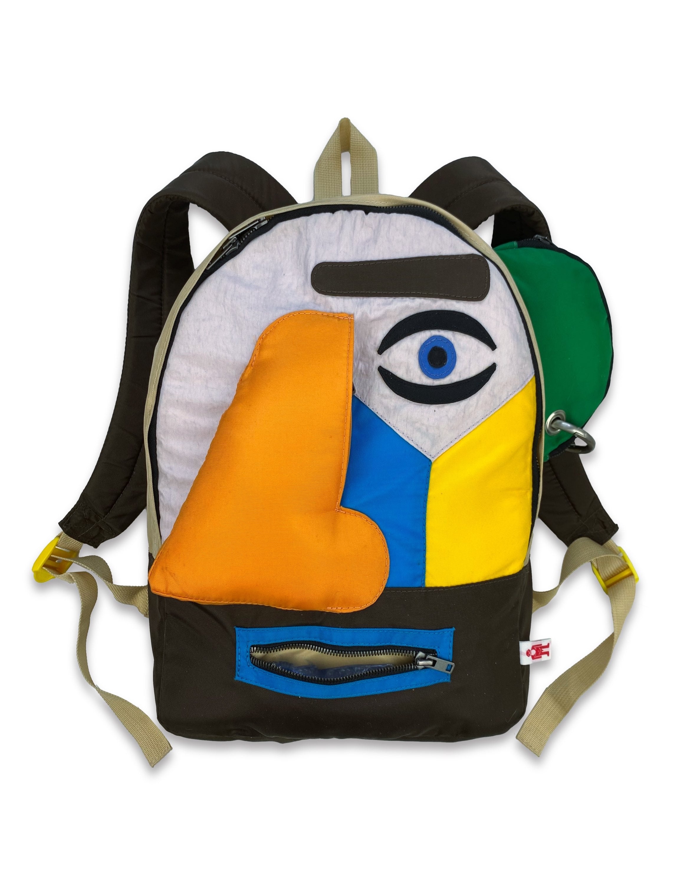 Walter Van Beirendonck 3D ‘Face’ Motif Backpack
