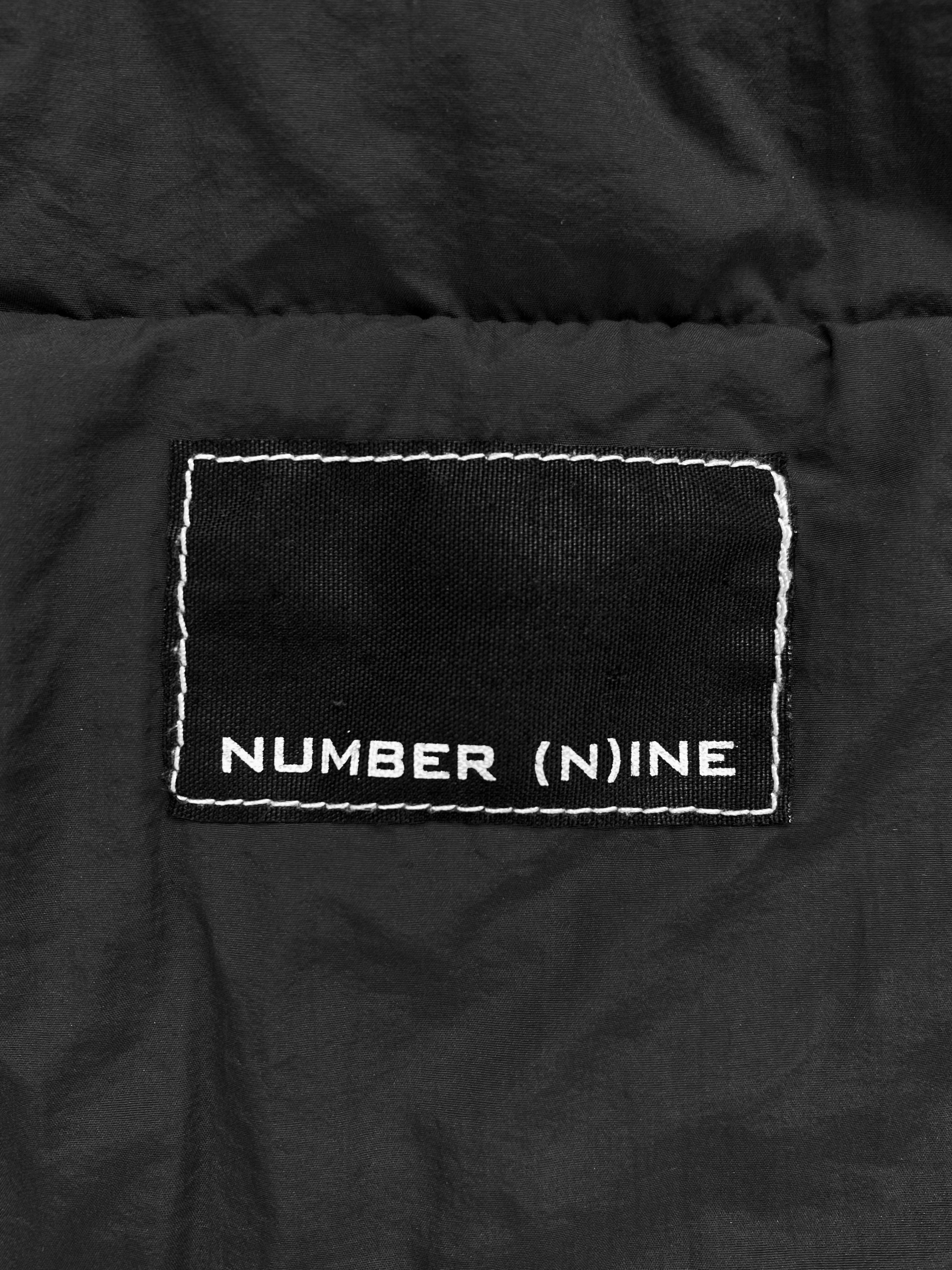 Number (N)ine Slate Grey Down Fill Padded Cargo Jacket