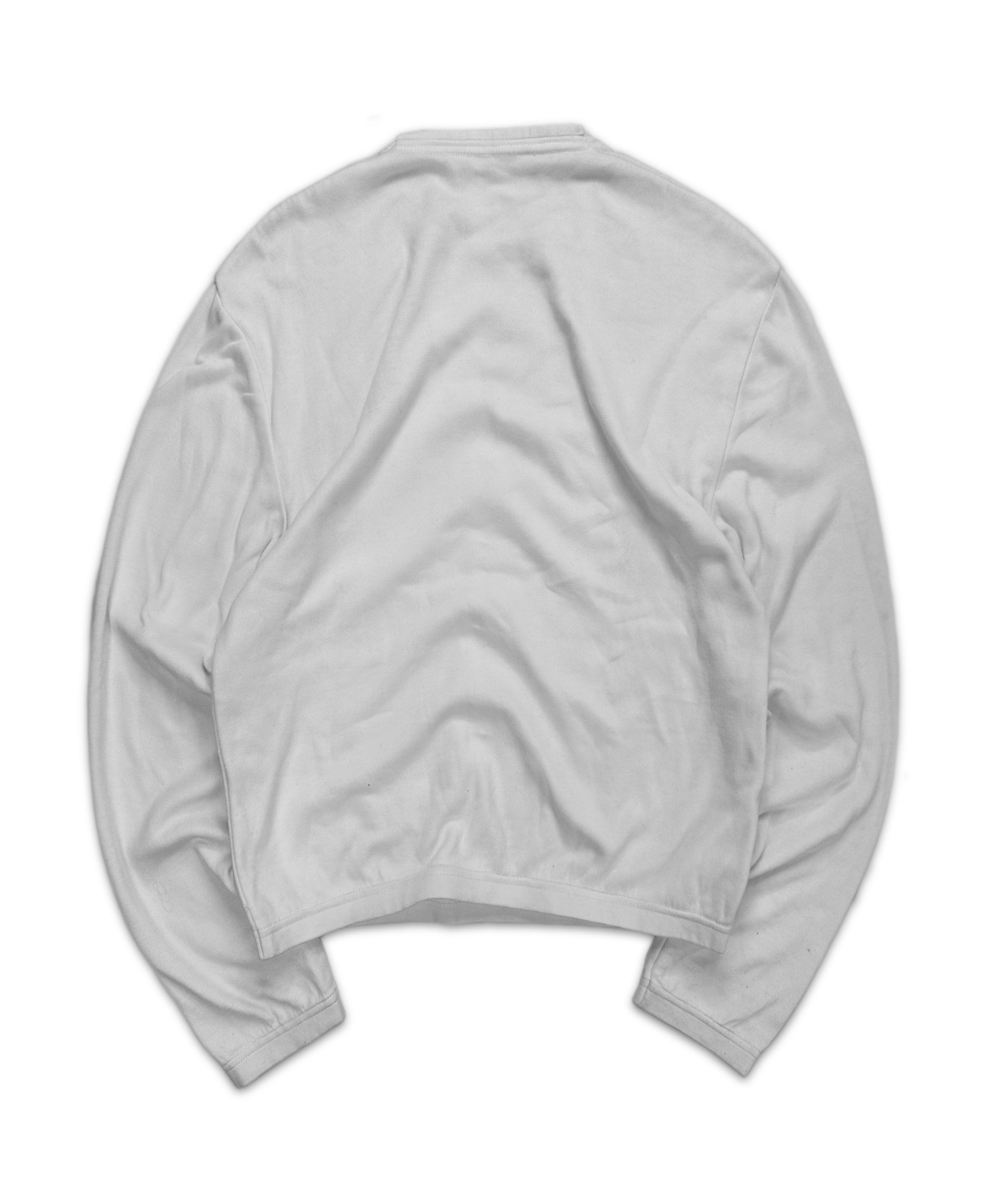 00s Helmut Lang ‘Thumb Hole’ Cut Out Long Sleeve Shirt