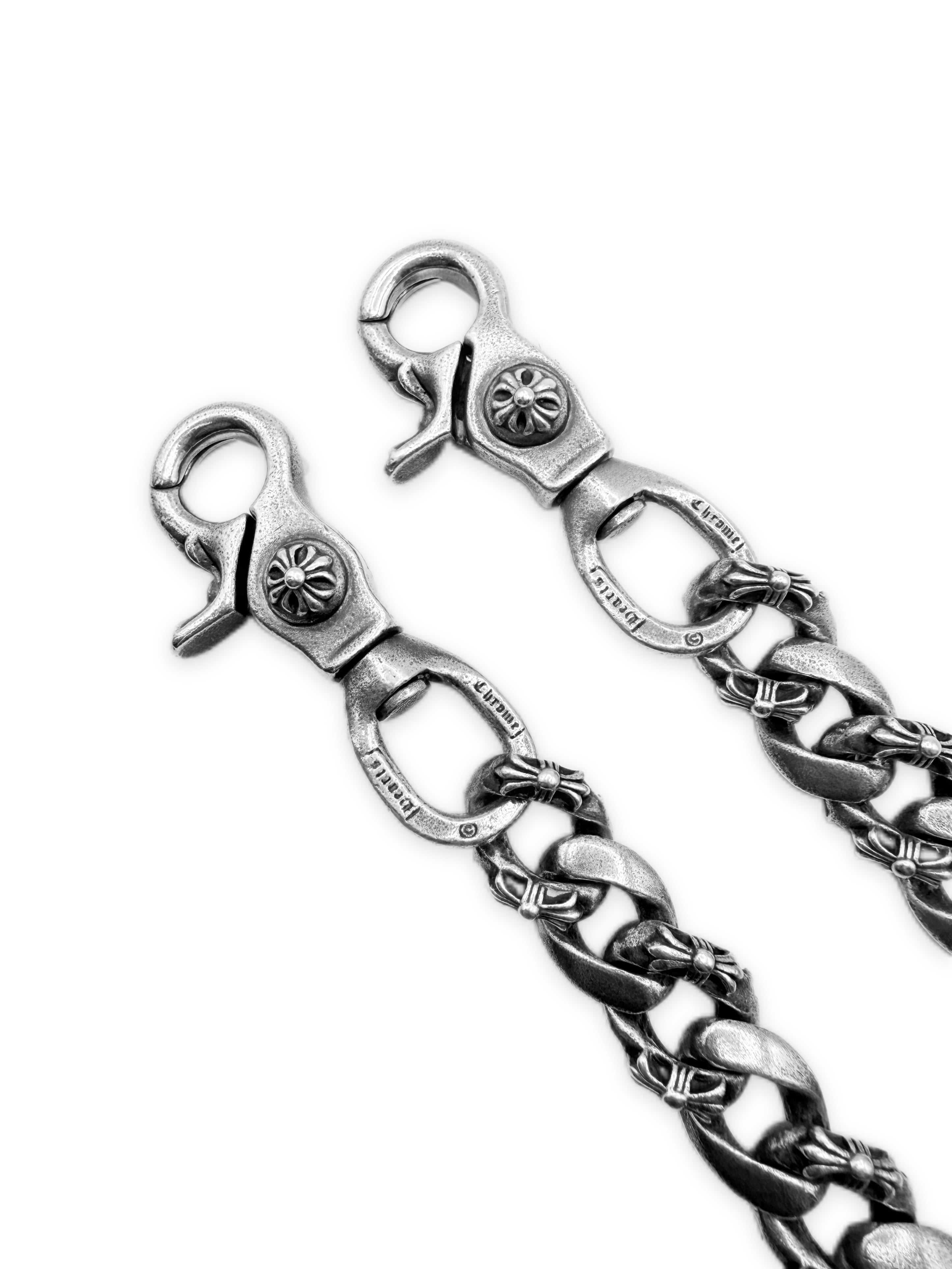 Chrome Hearts 19 in Semi Fancy Double Lobster Clasp Wallet Chain