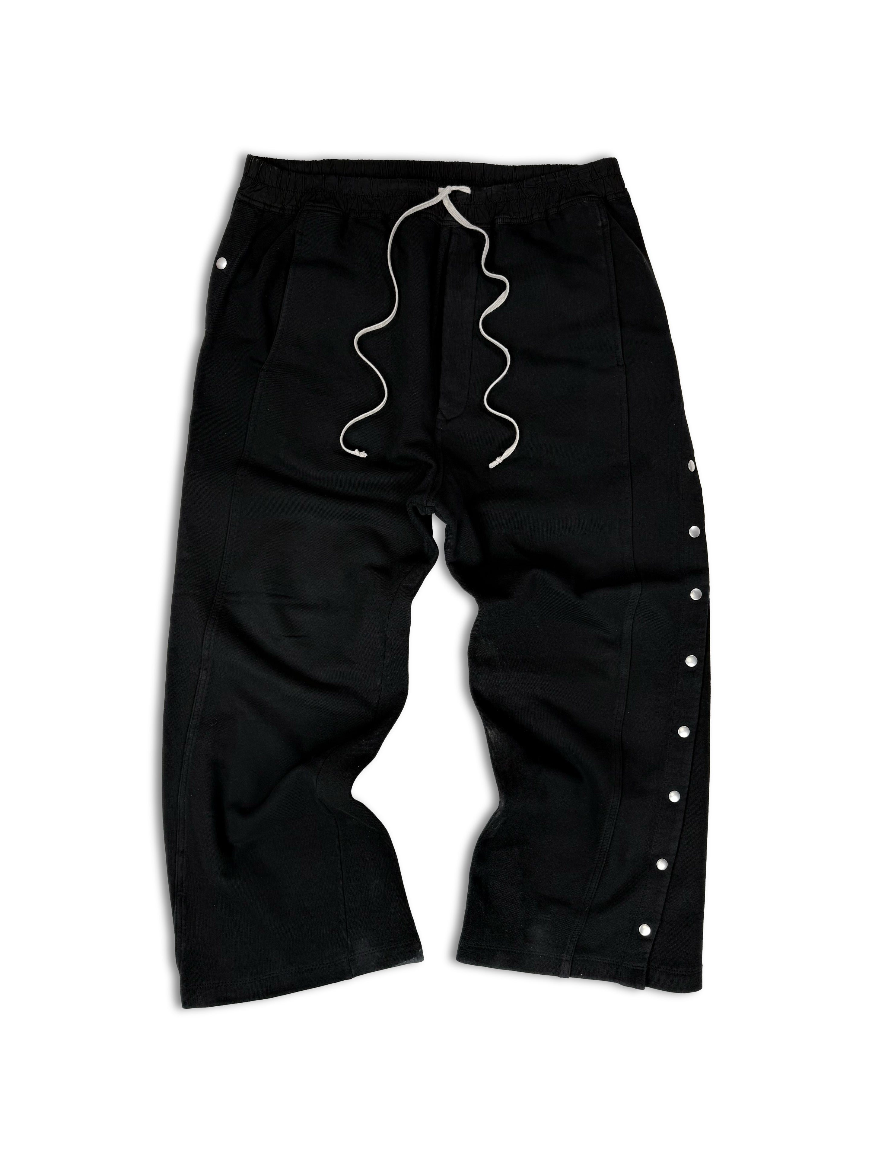 AW19 Rick Owens DRKSHDW ‘Pusher’ Black Heavy Weight Cotton Pants