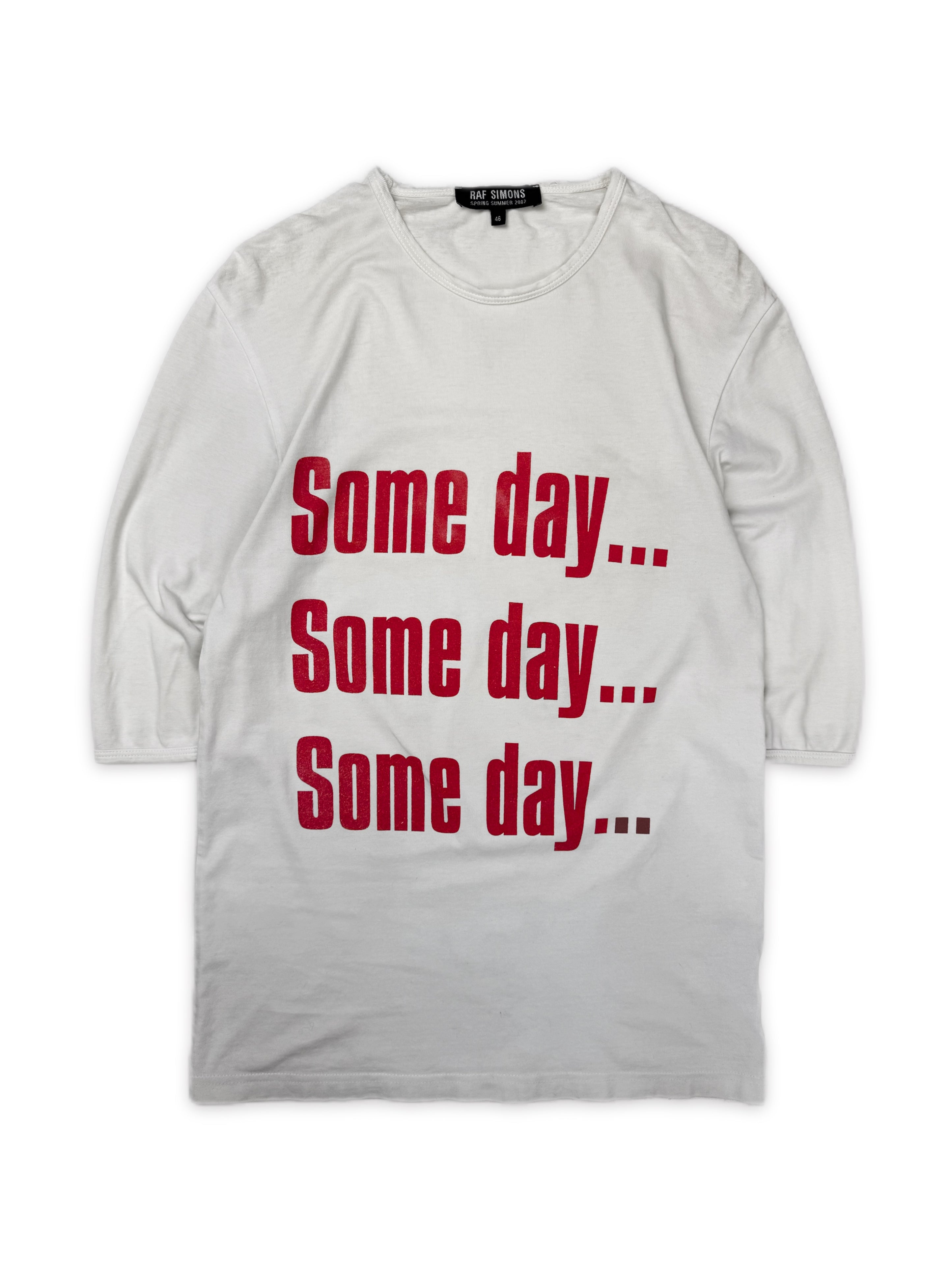 SS02 Raf Simons ‘Kollaps’ Some Day… Graphic T-Shirt