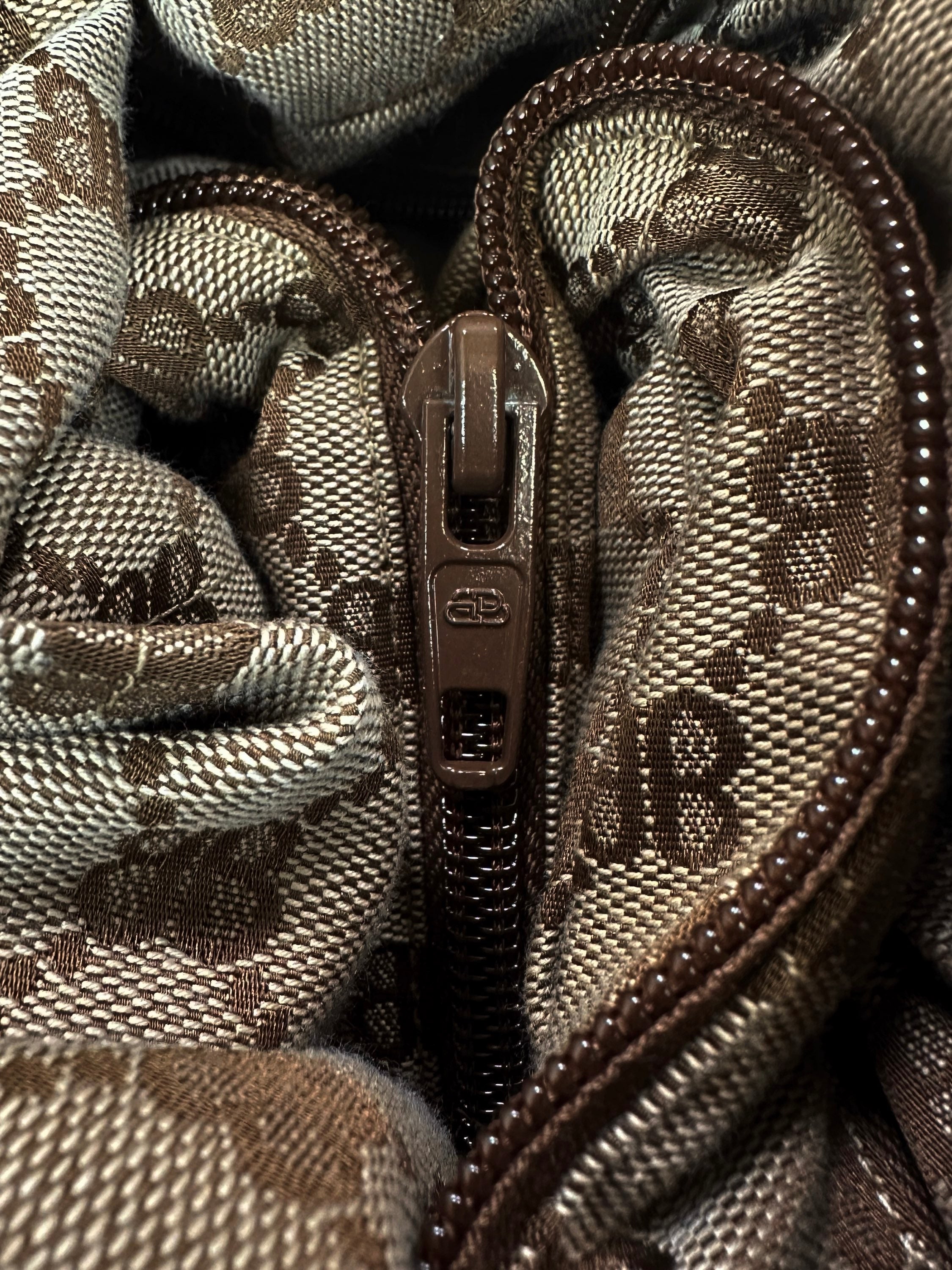 SS22 Balenciaga x Gucci ‘Hacker Project’ Monogram Puffer Jacket