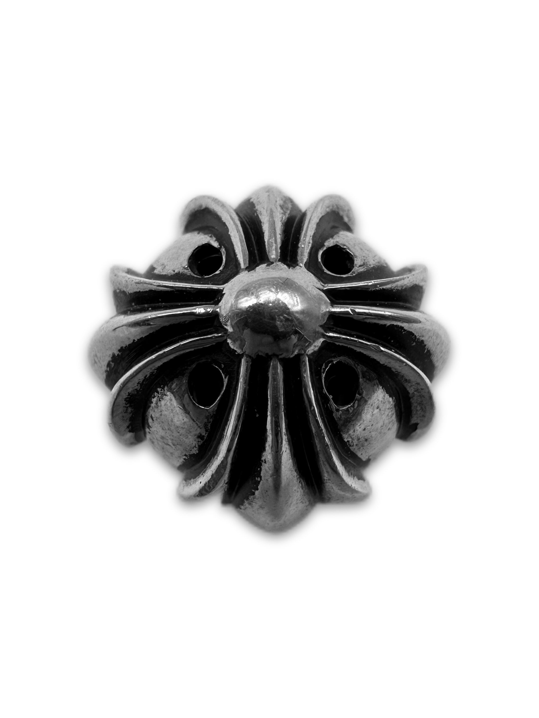 Chrome Hearts Cross .925 Silver Etched Salt & Pepper Shakers