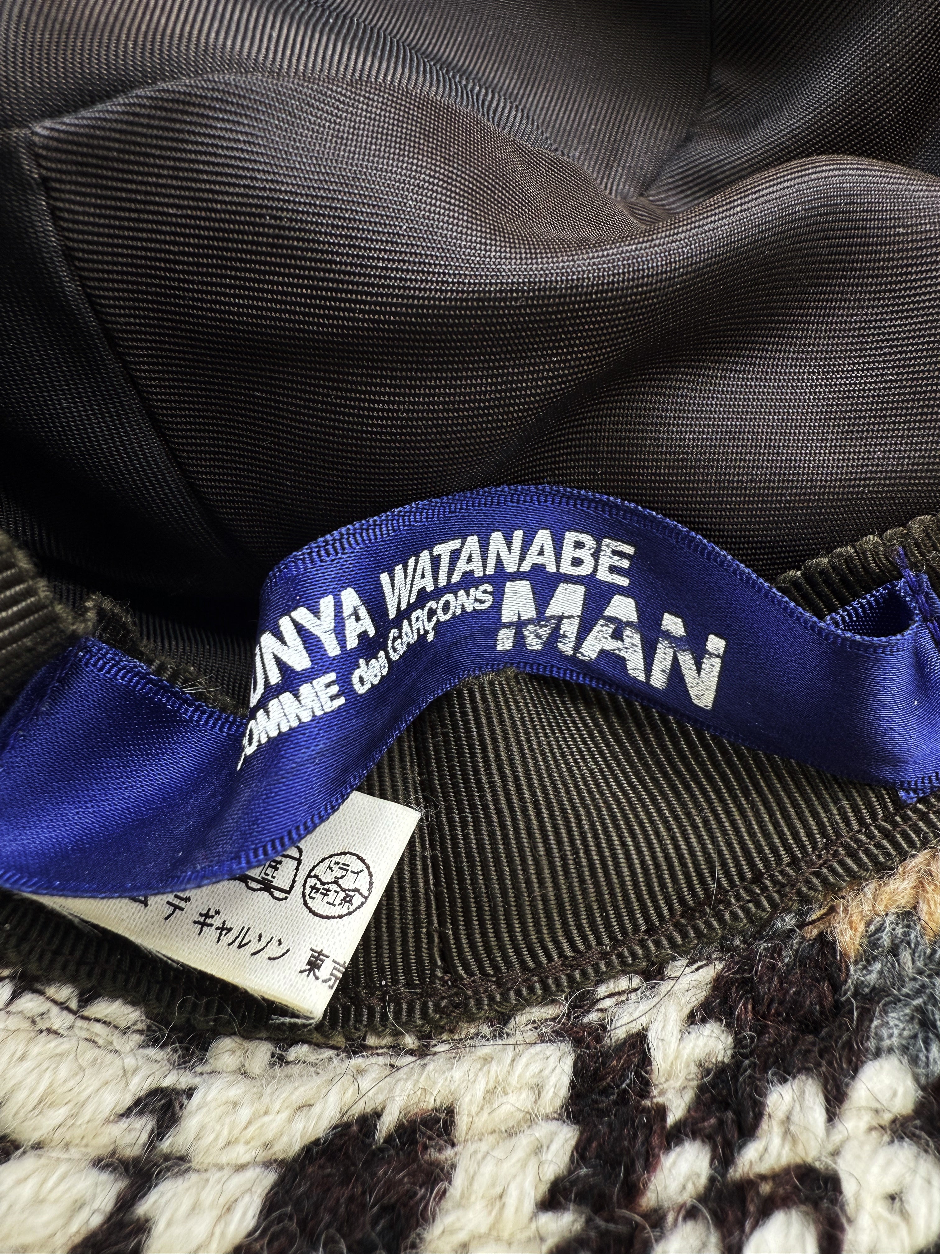 AW03 Junya Watanabe Knitted Abstract Bucket Hat