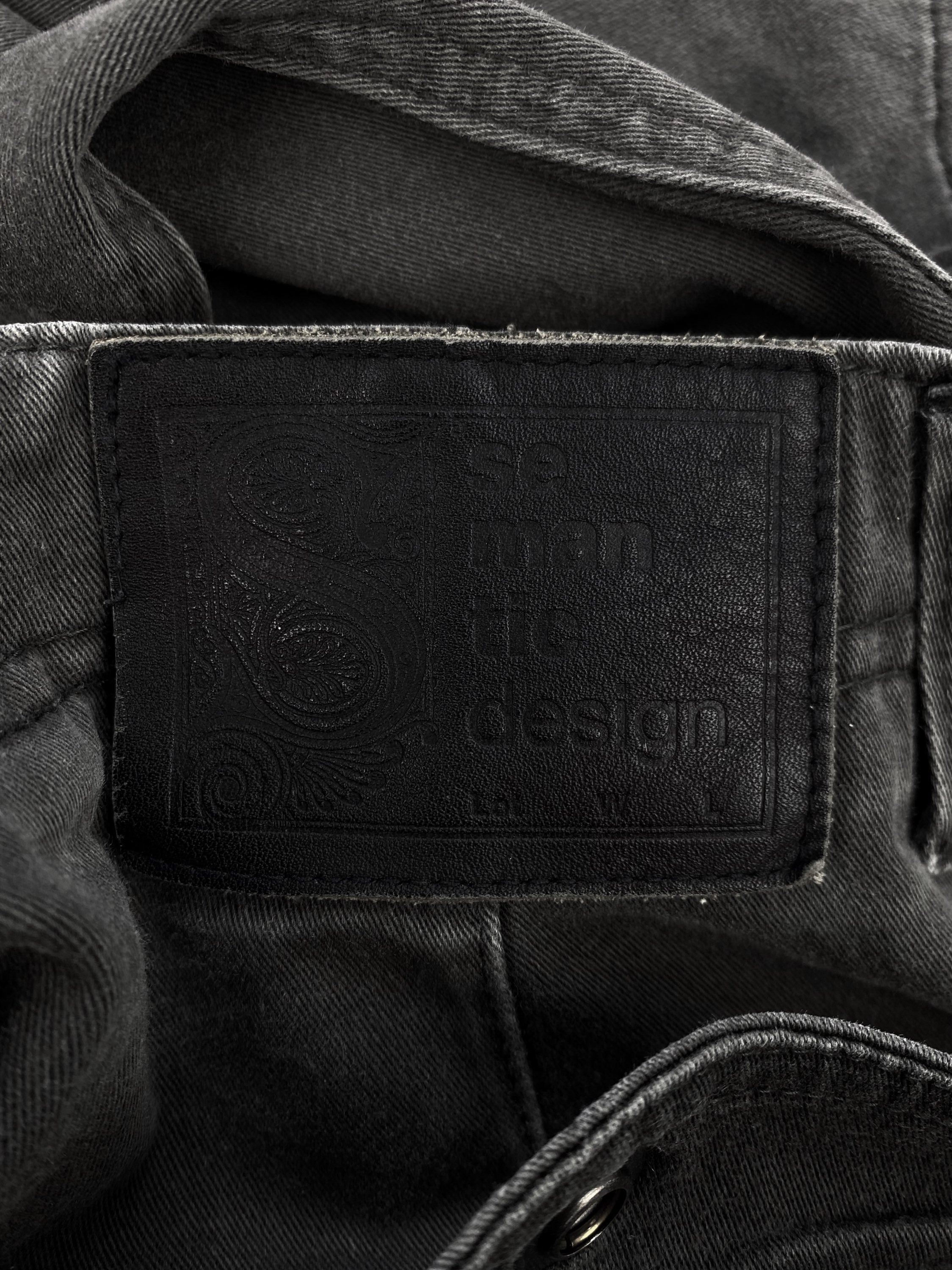 Semantic Design Washed Grey Multi Pocket Cargo Pants