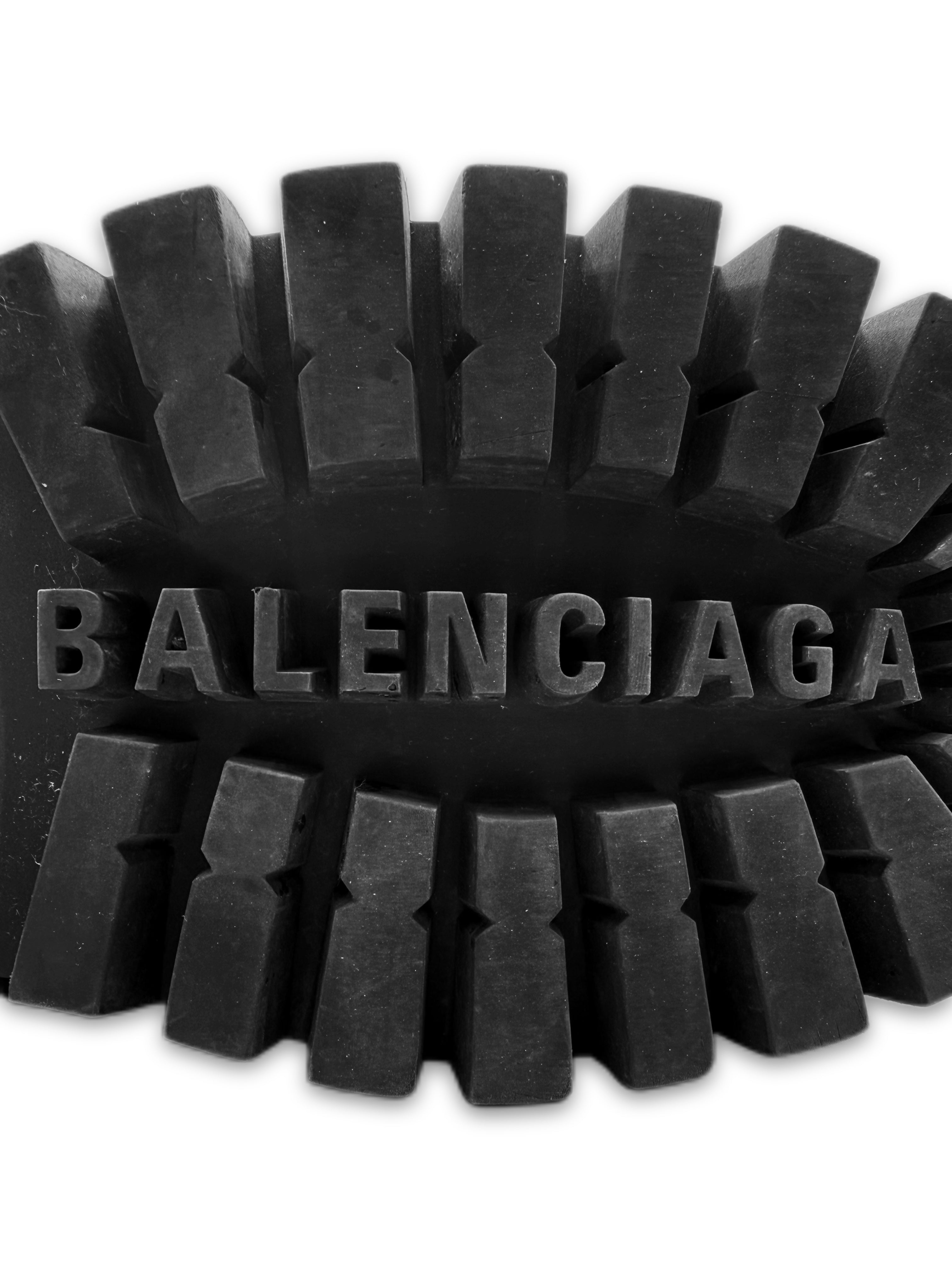Balenciaga Canvas ‘Strike’ Black Hi-top Combat Boots