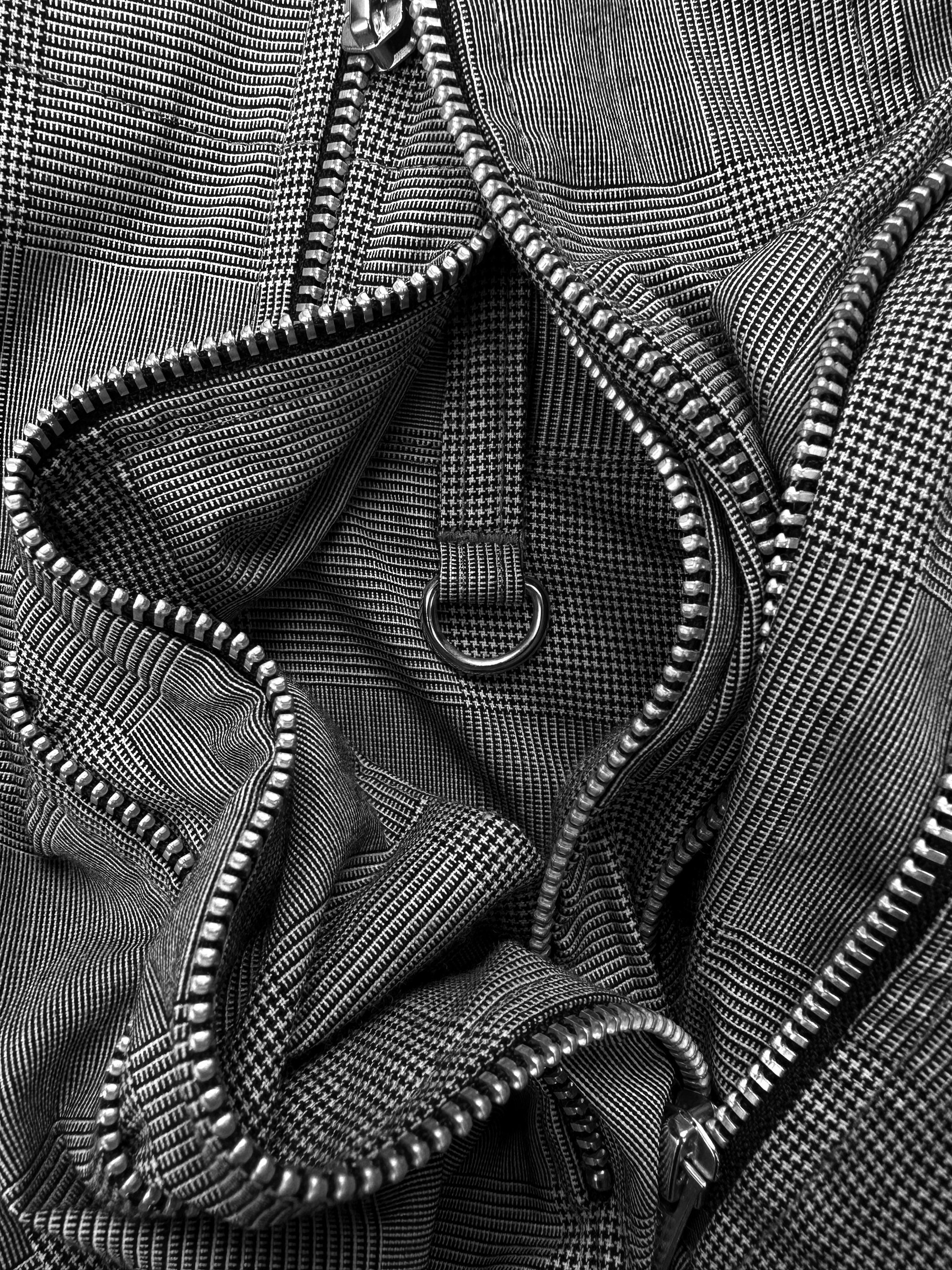 00s Hysteric Glamour ‘Multi-zip’ Grey D-Ring Pants