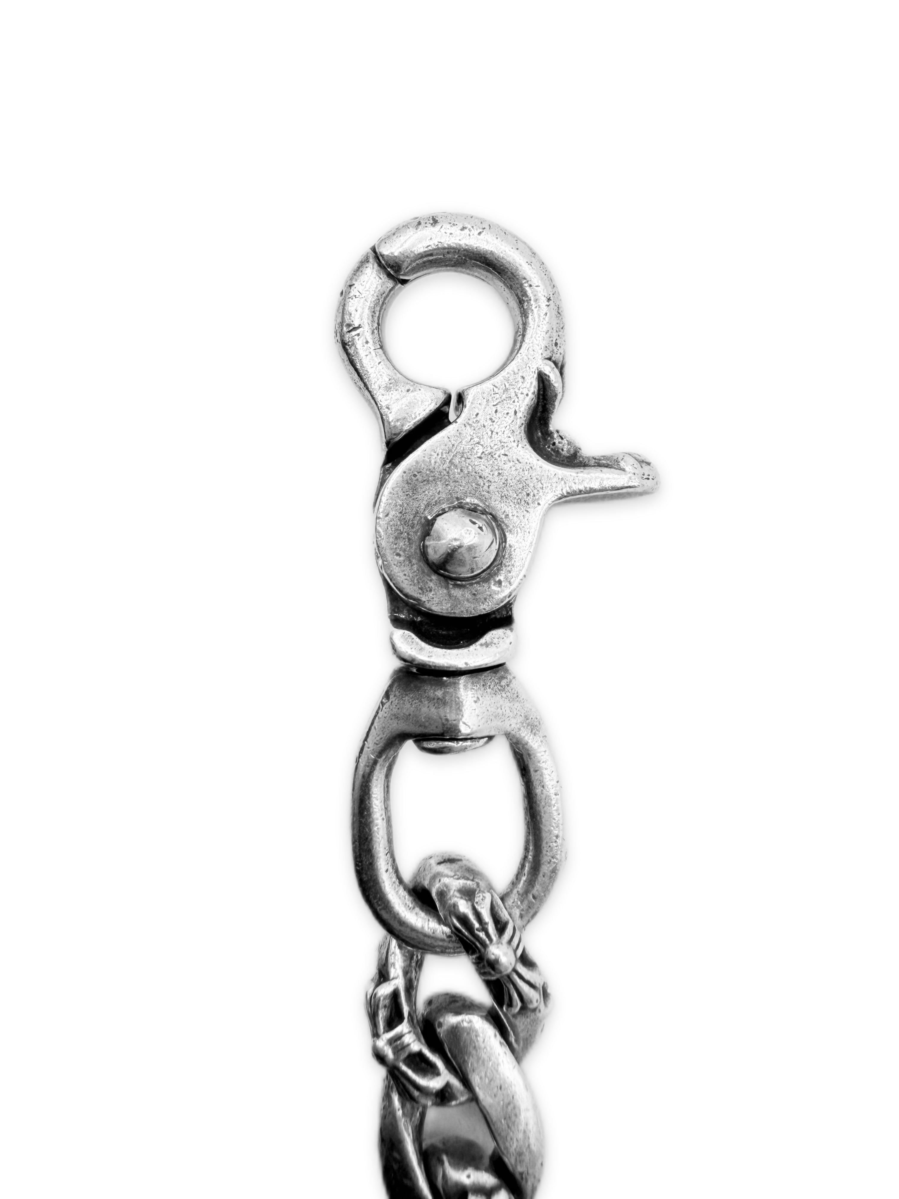 Chrome Hearts Extra Fancy Cuban Link XL Dagger Lobster Clasp Keychain
