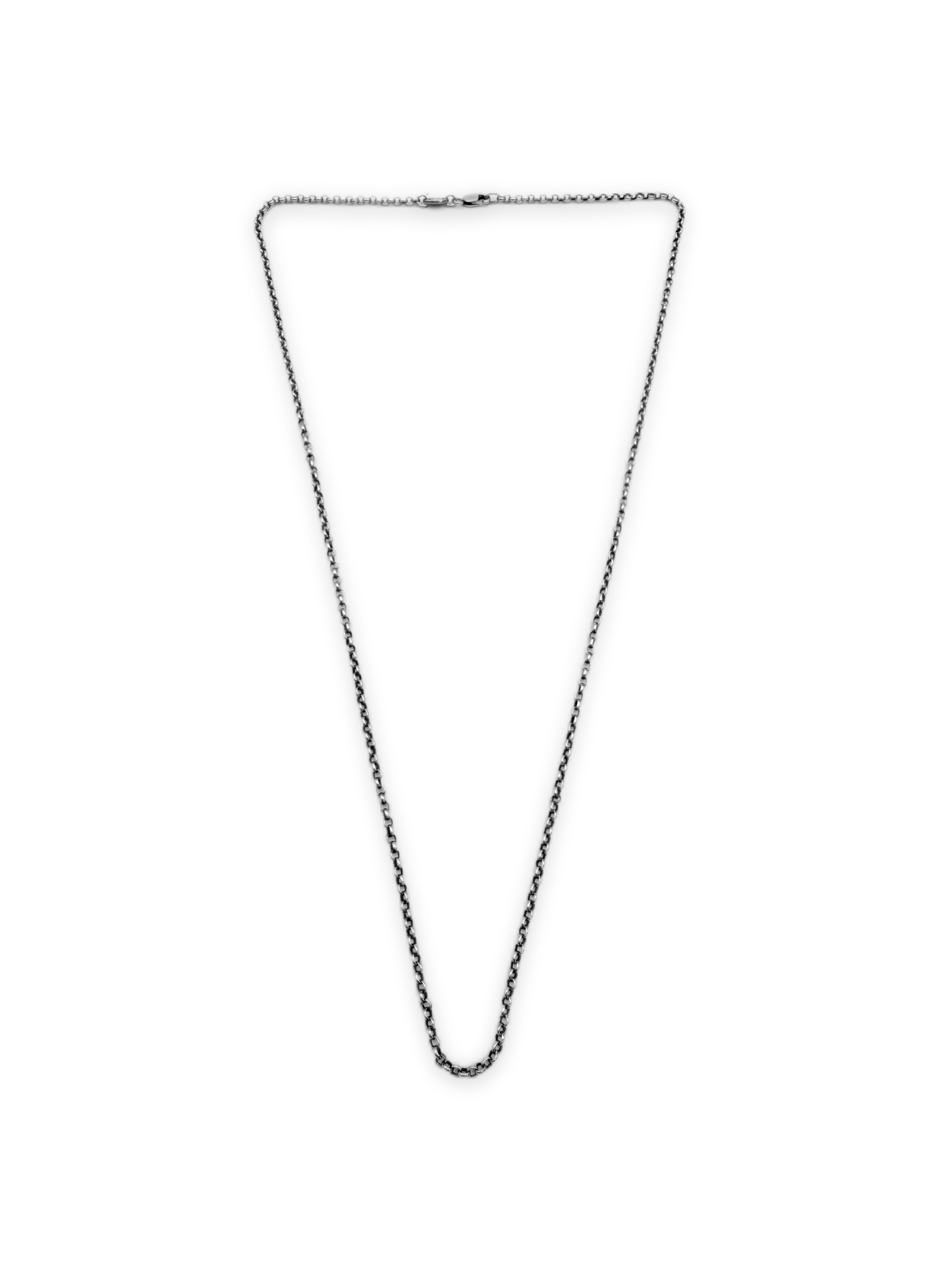 Chrome Hearts 21 in Roll Chain .925 Silver Necklace