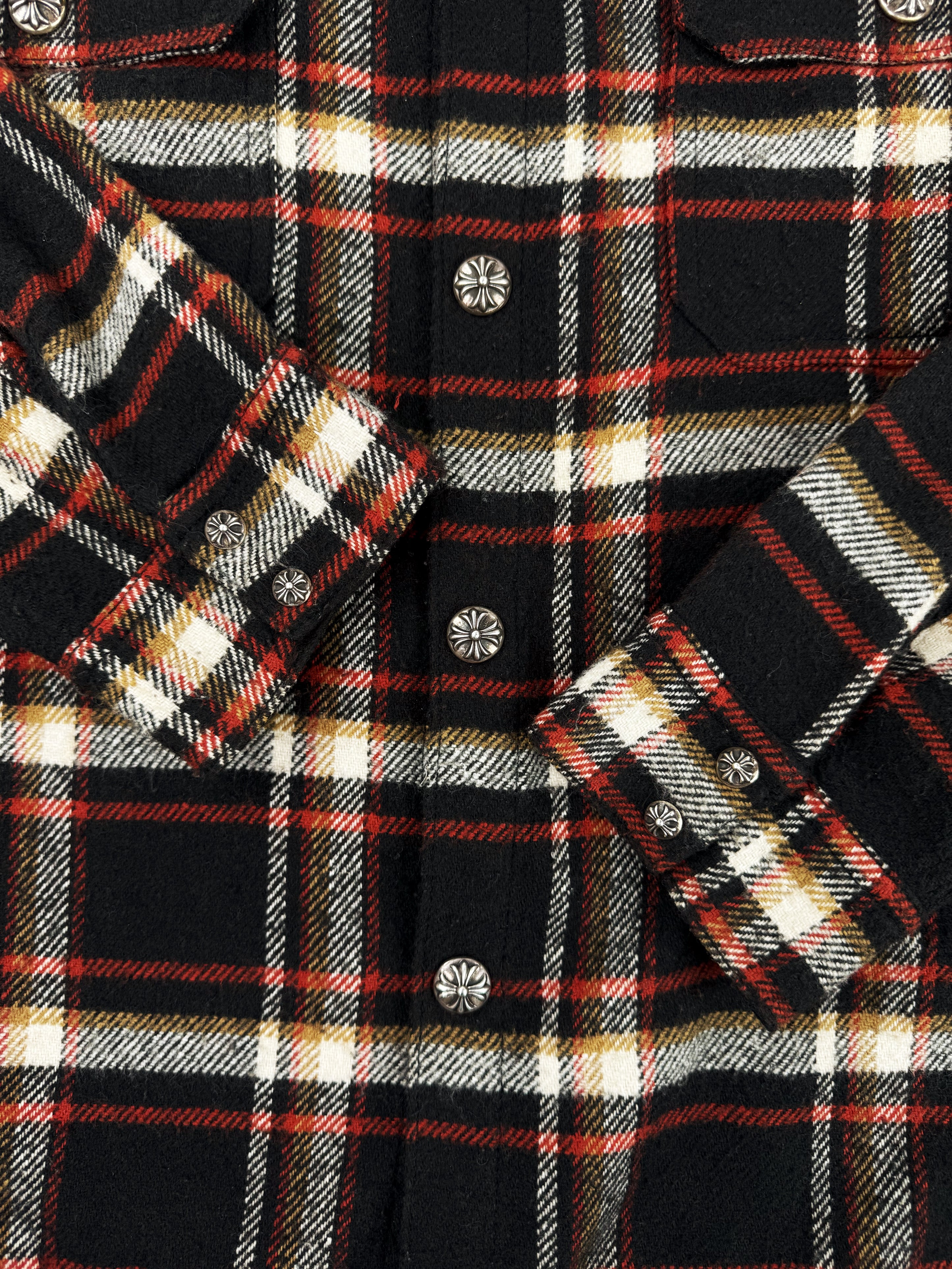 Chrome Hearts Checkered Work Dog Heavy Weight Flannel Jacket