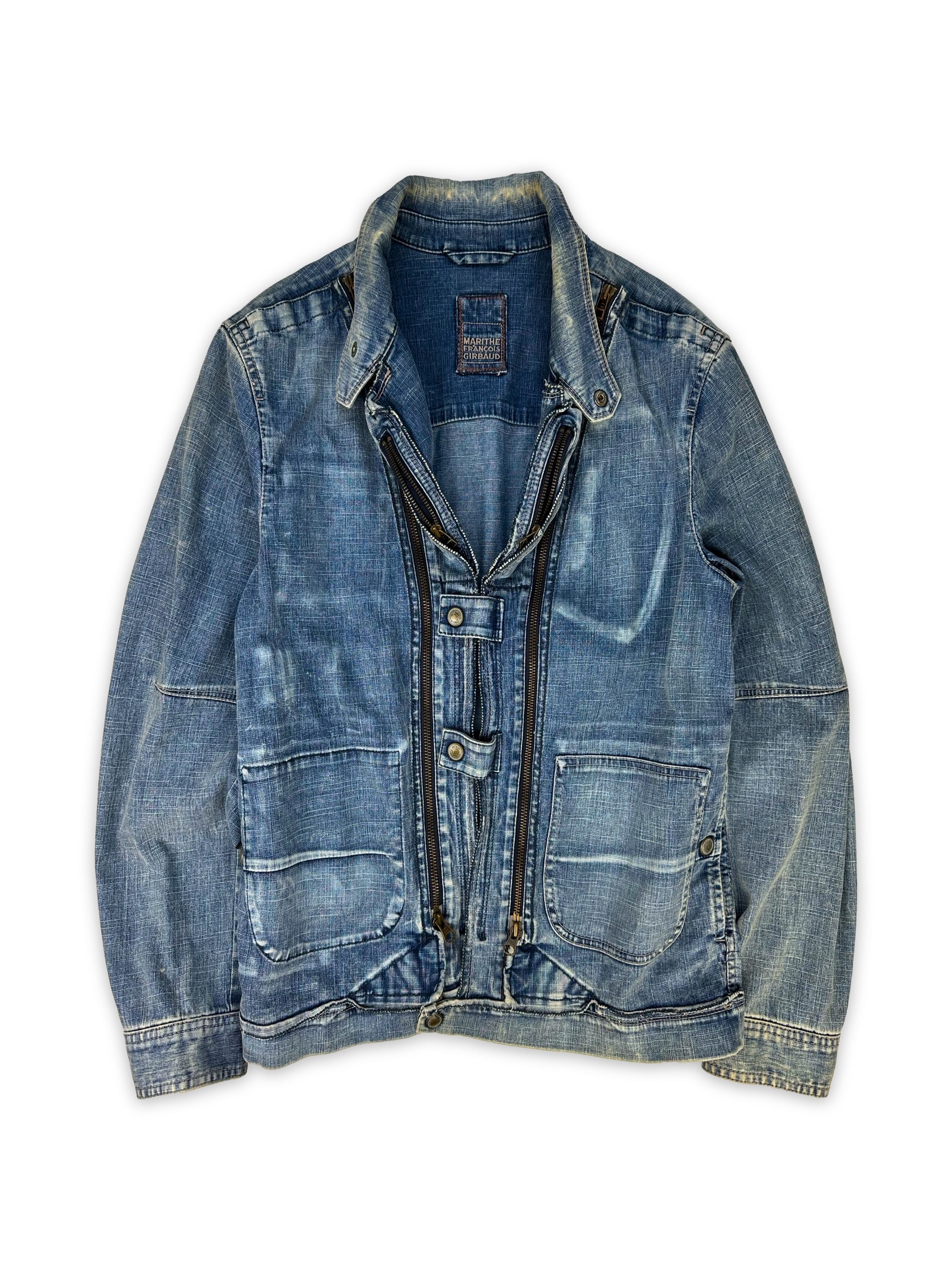 90s Marithe Francois Girbaud ‘Concealed’ Multi-Pocket Denim Jacket