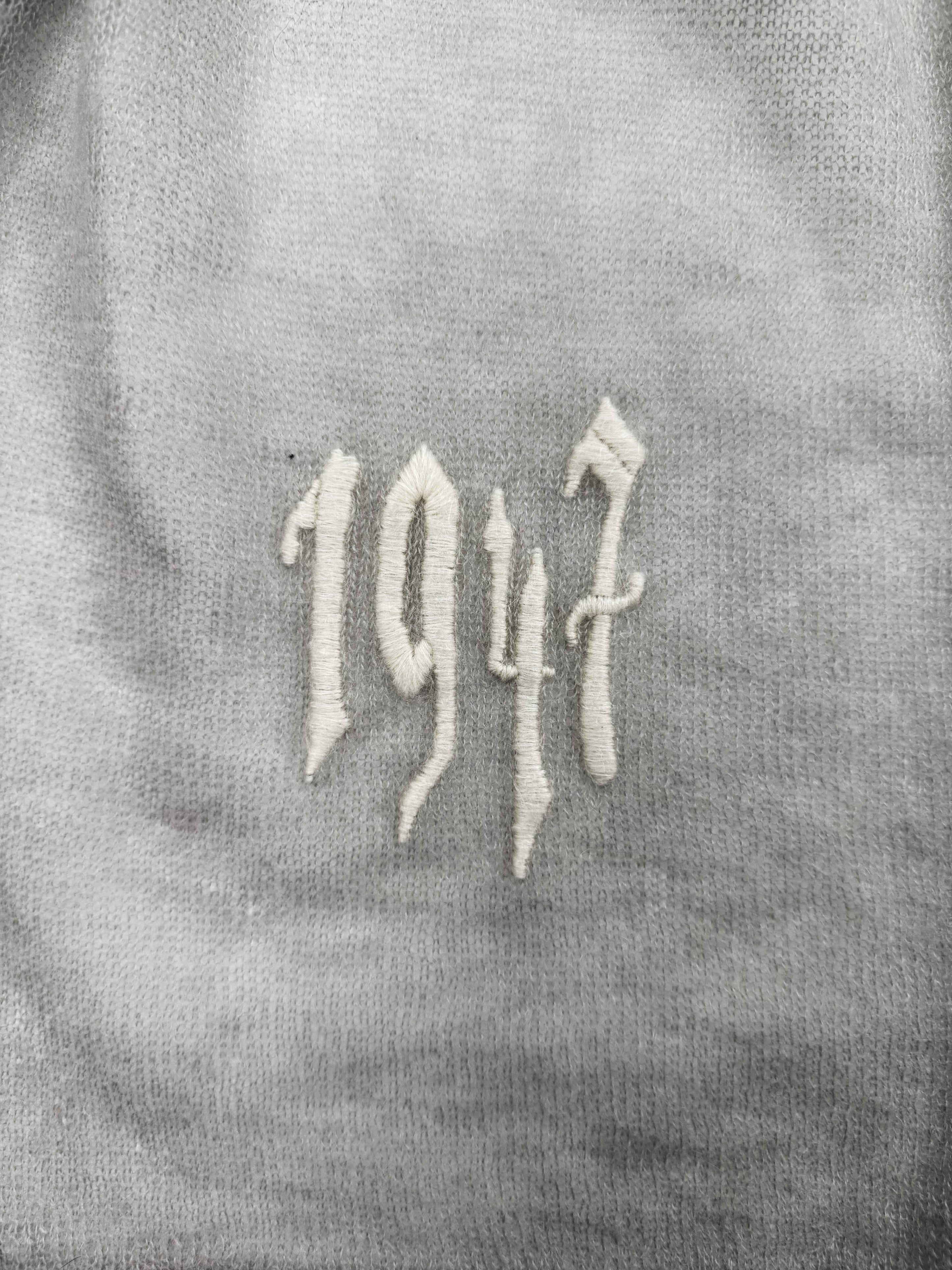 SS02 Dior ‘Christian Dior’ Gothic 1947 Mohair Grey Scarf