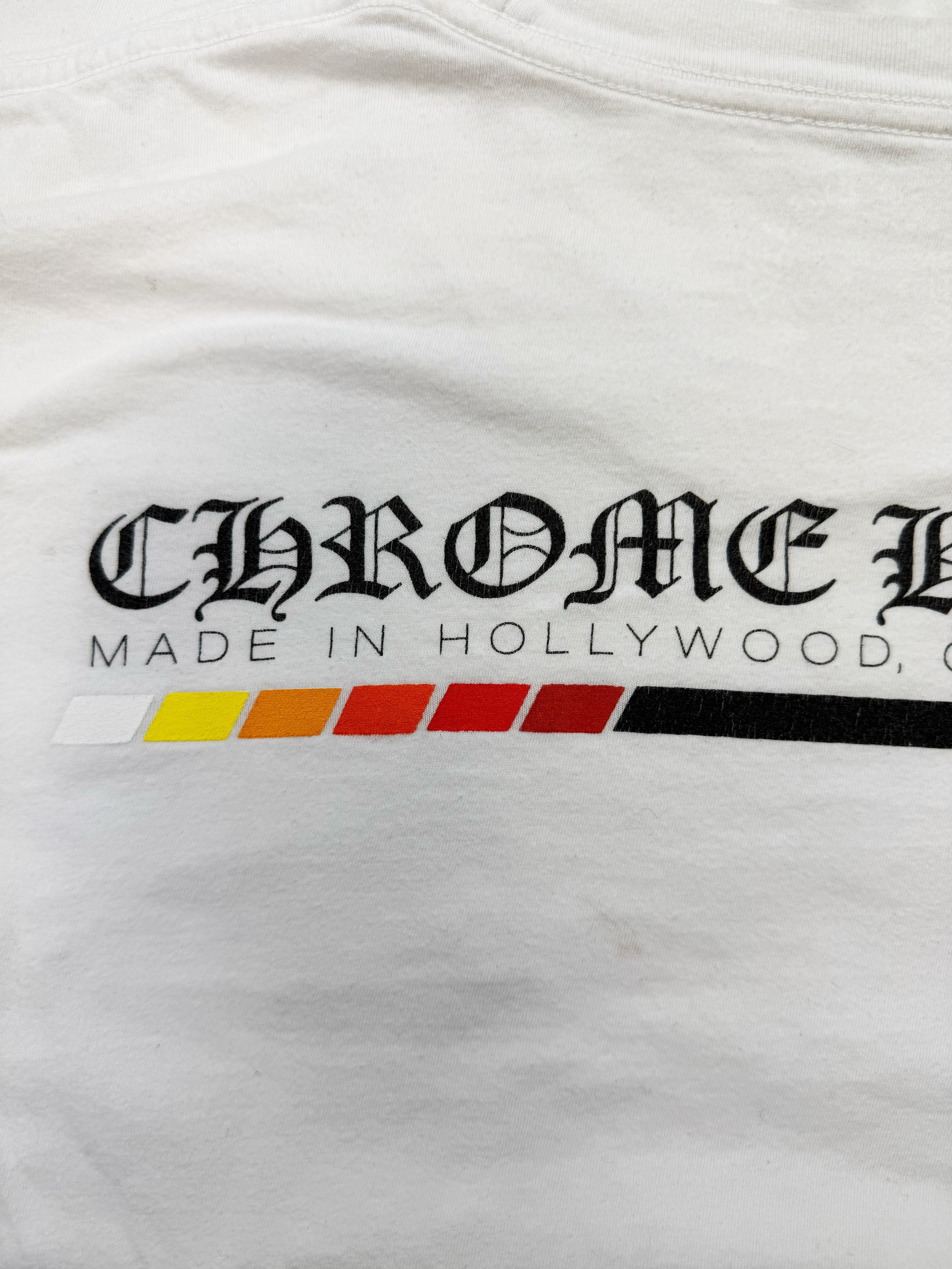 Chrome Hearts ‘Boost’ Logo Hollywood Exclusive White T-Shirt