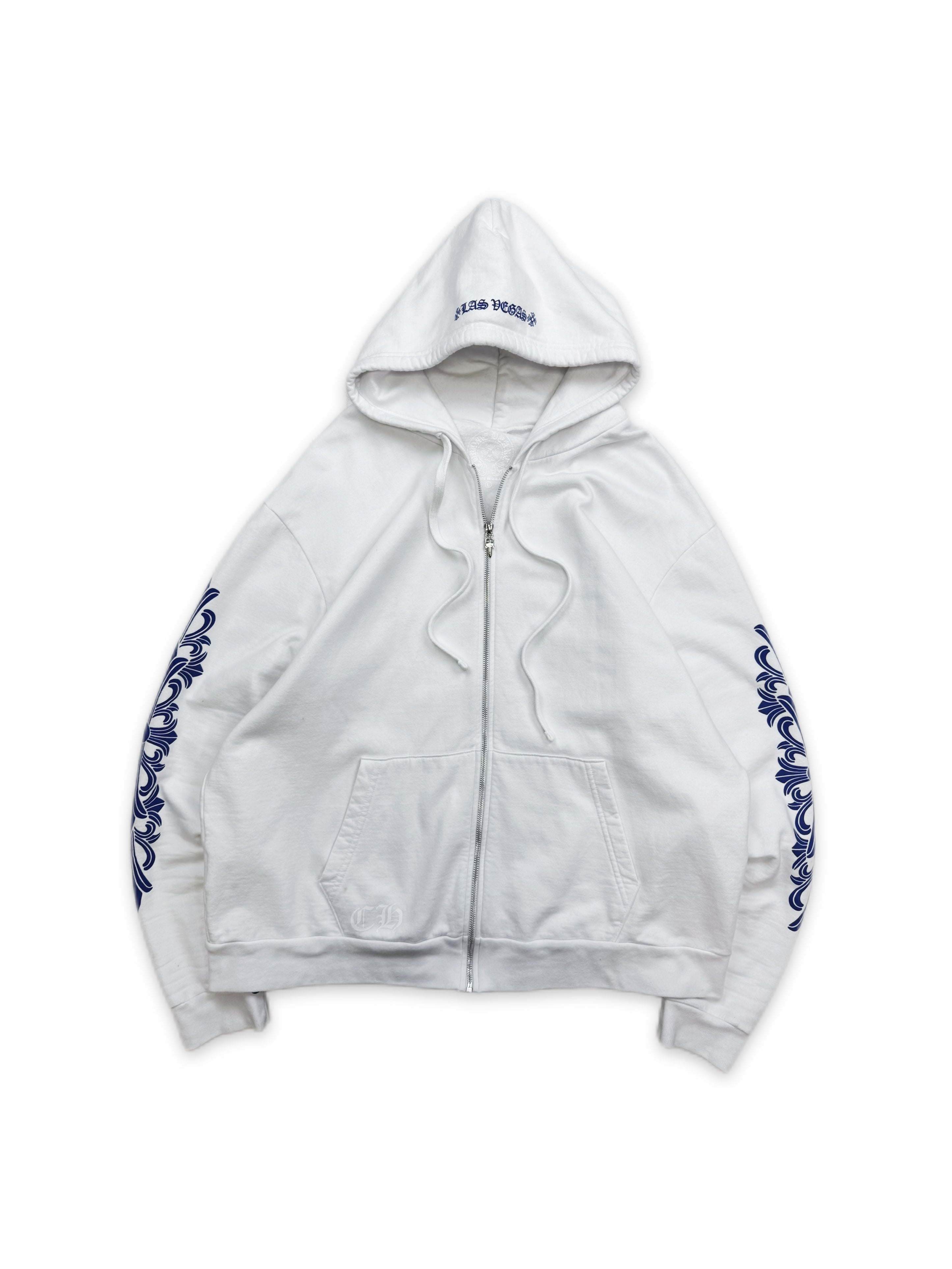 Chrome Hearts x Rolling Stones ‘Tongue & Lips’ Dagger Zip Up Hoodie