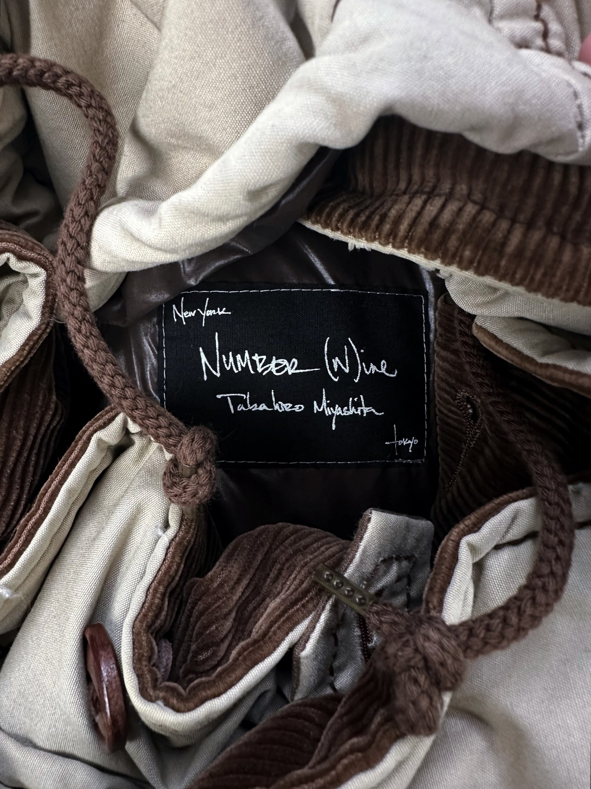 AW08 Number (N)ine ‘Multi Pocket’ My Private Portland Beige Cargo Jacket