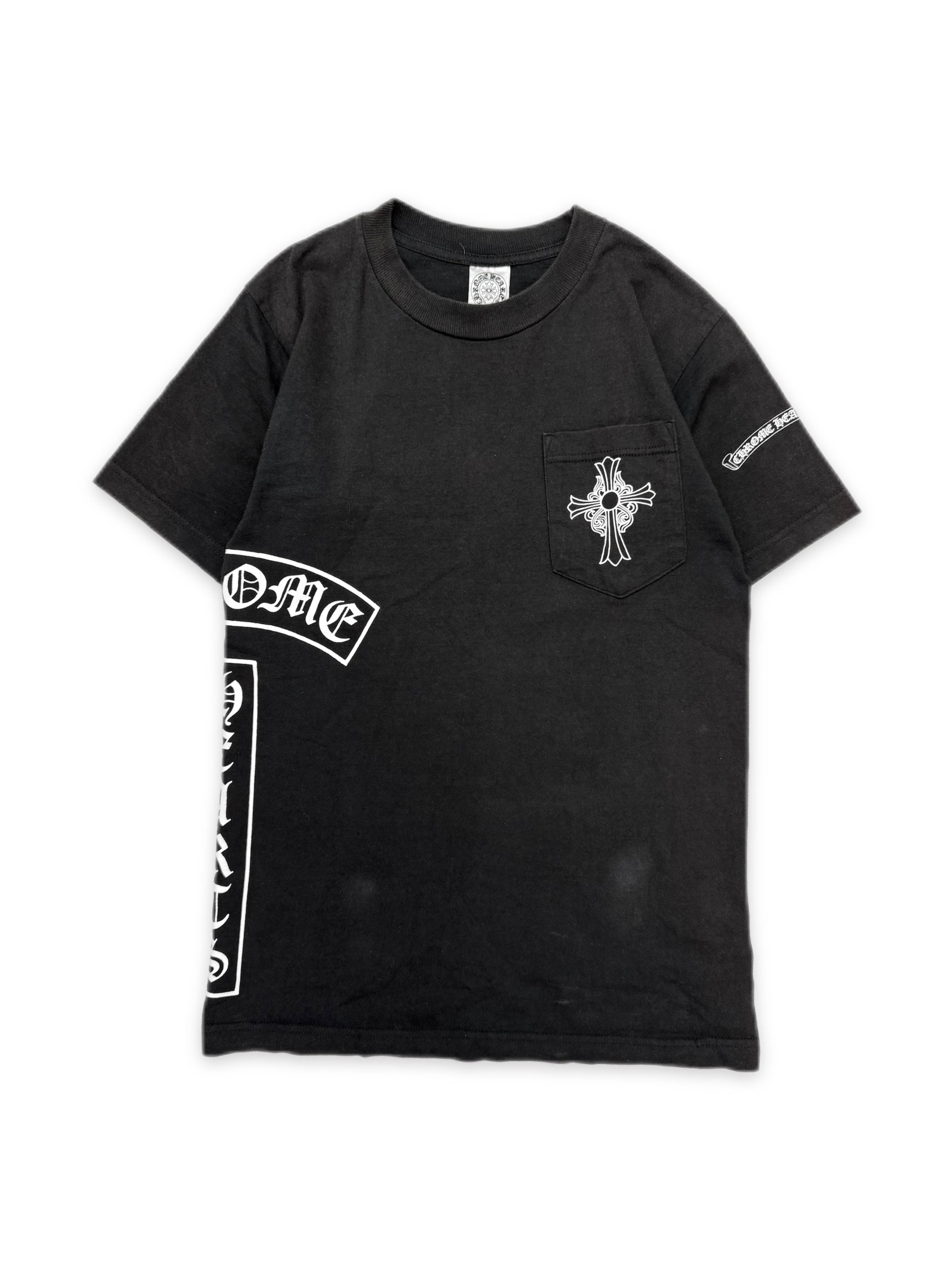 Chrome Hearts ‘T Bar’ Sun Faded Black Graphic T-Shirt