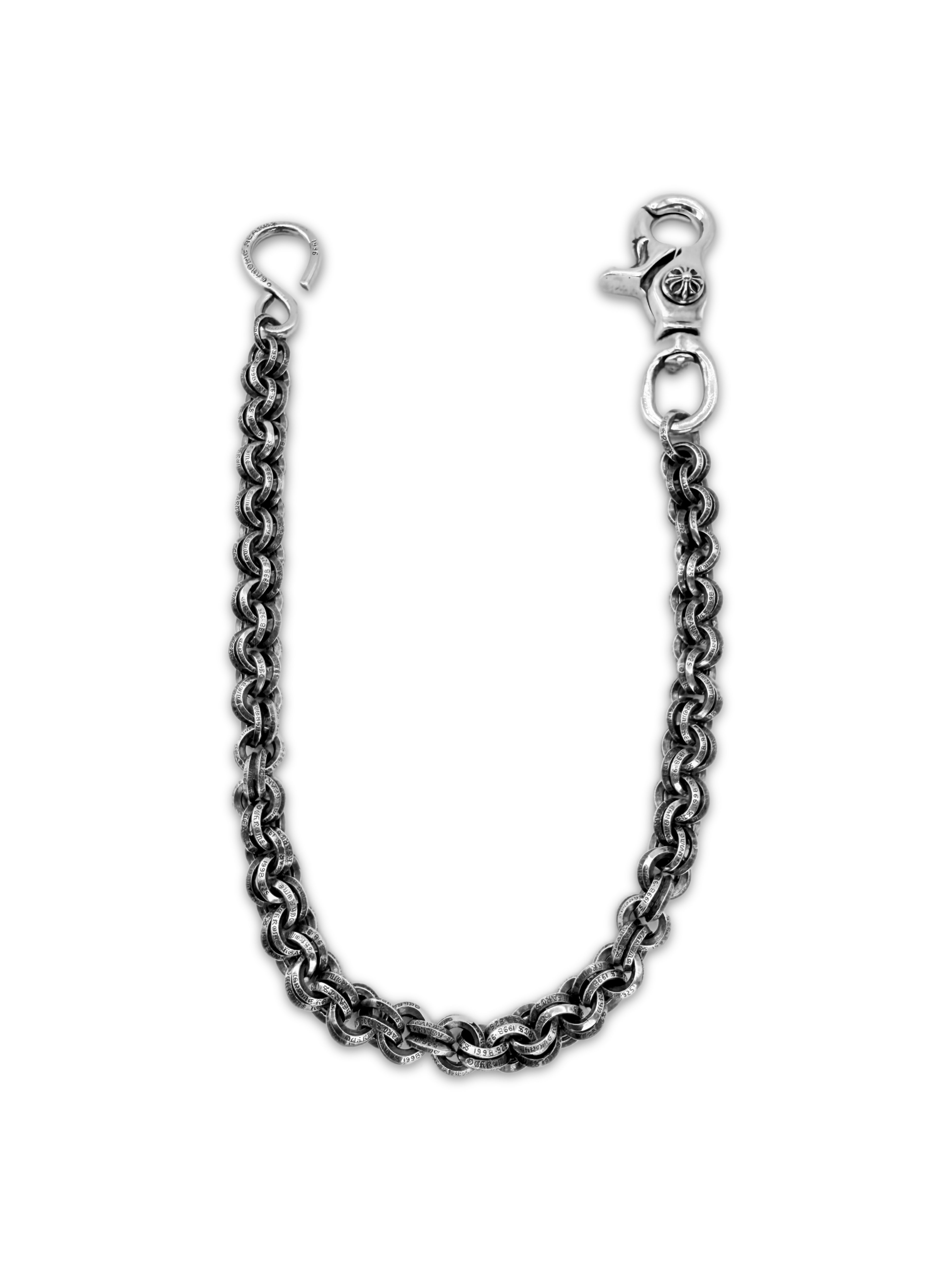 Chrome Hearts Double B Ring 17.5 in Lobster Clasp Wallet Chain