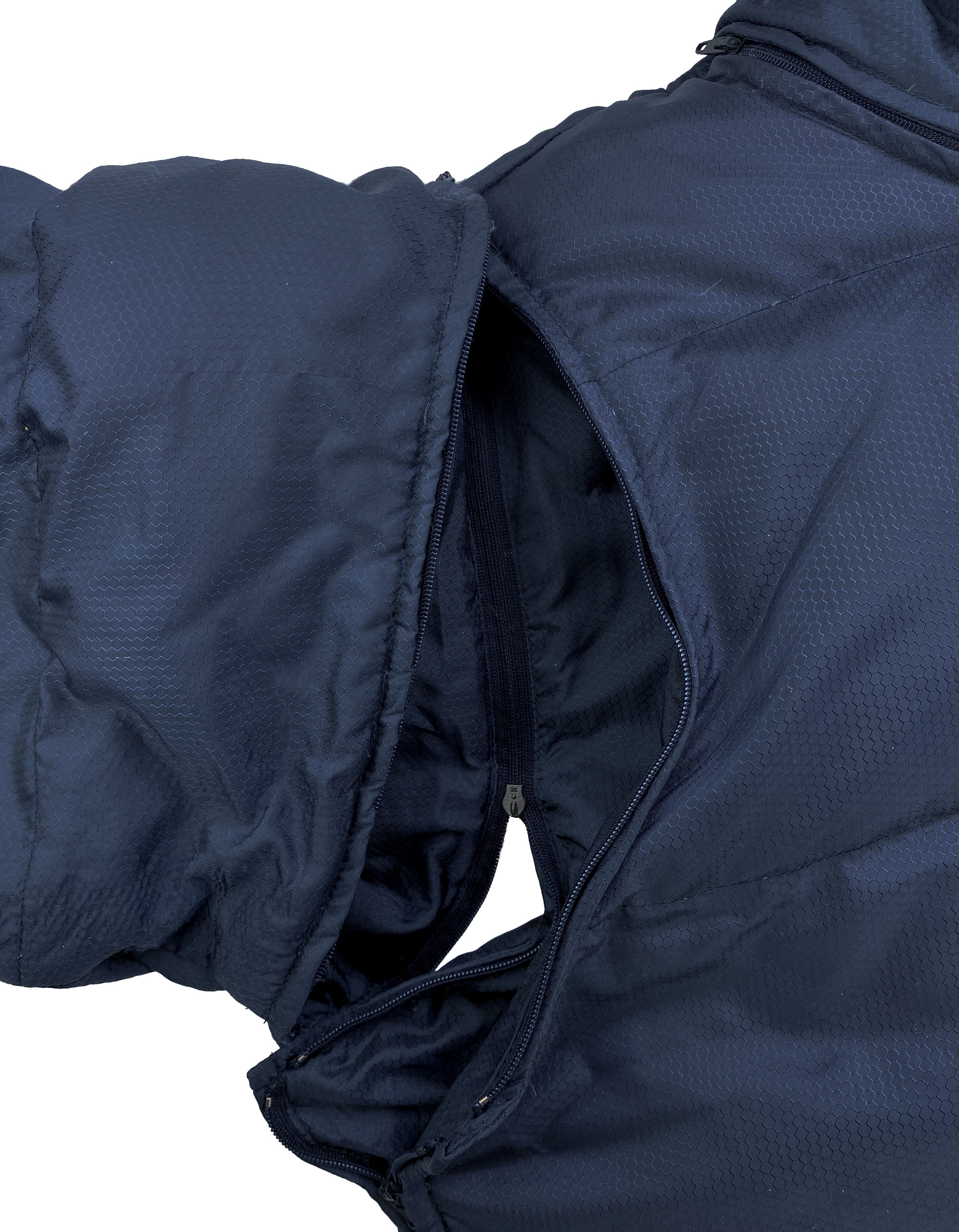 AW01 Undercover “Melting Pot” Small Parts Geometric Puffer Jacket