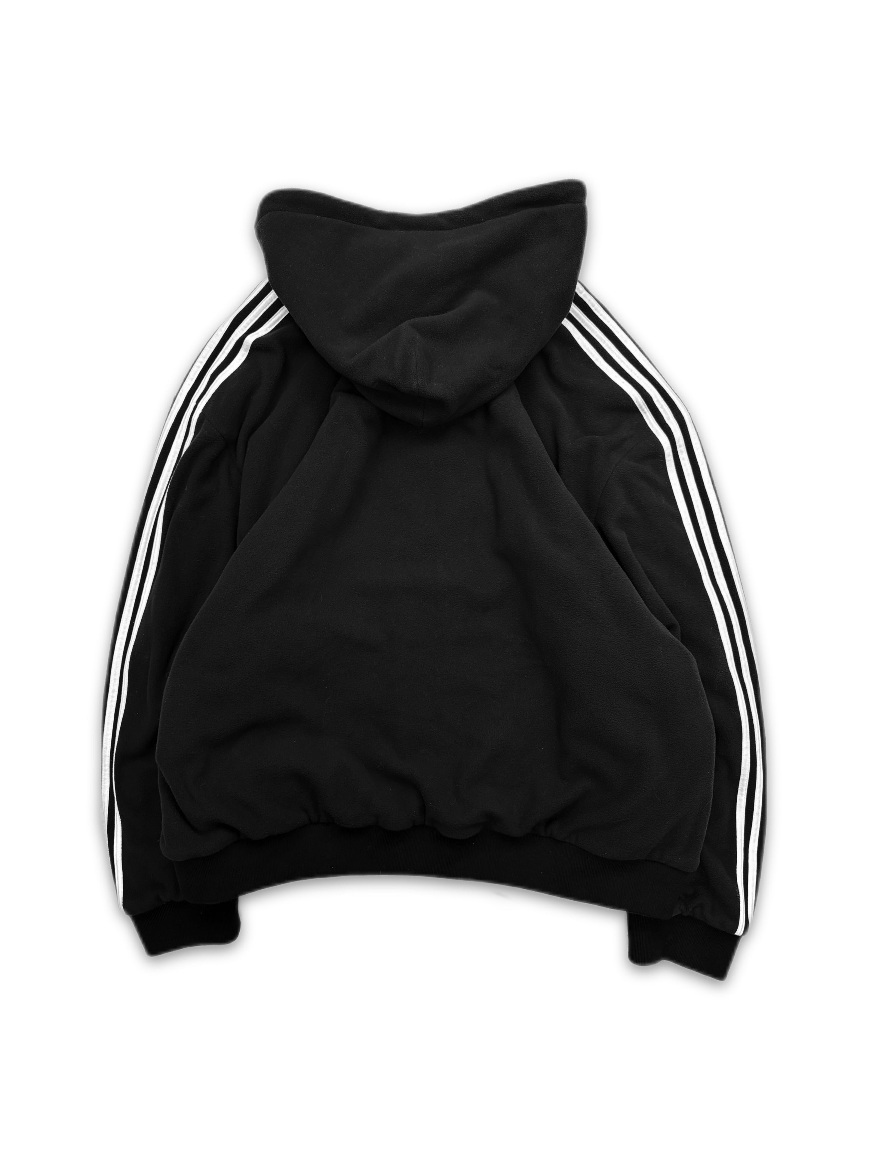 SS23 Balenciaga x Adidas ‘Three Stripe’ Oversized Fleece Jacket