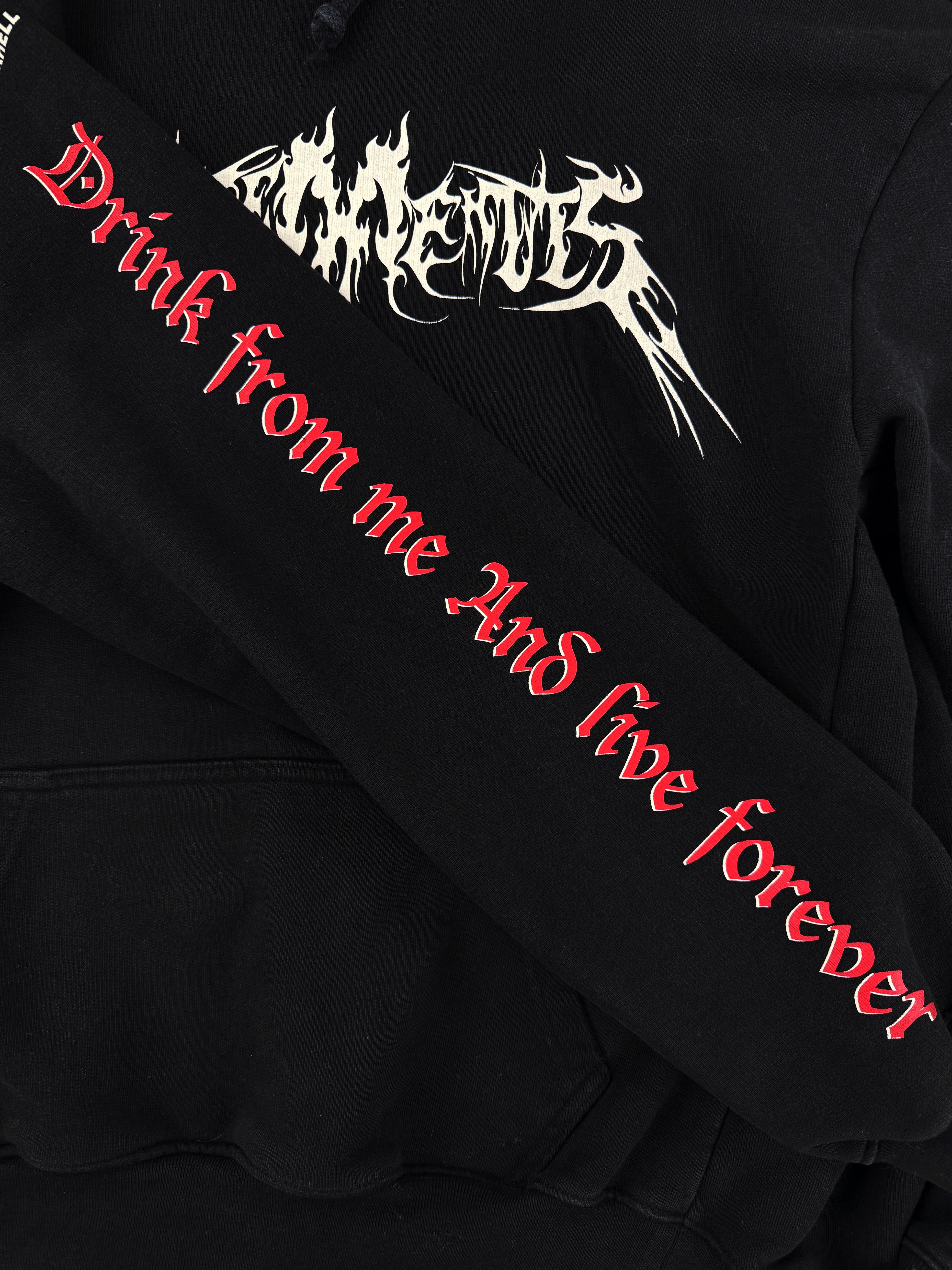 AW17 Vetements Homme ‘Total Fucking Darkness’ Pentagram Hoodie