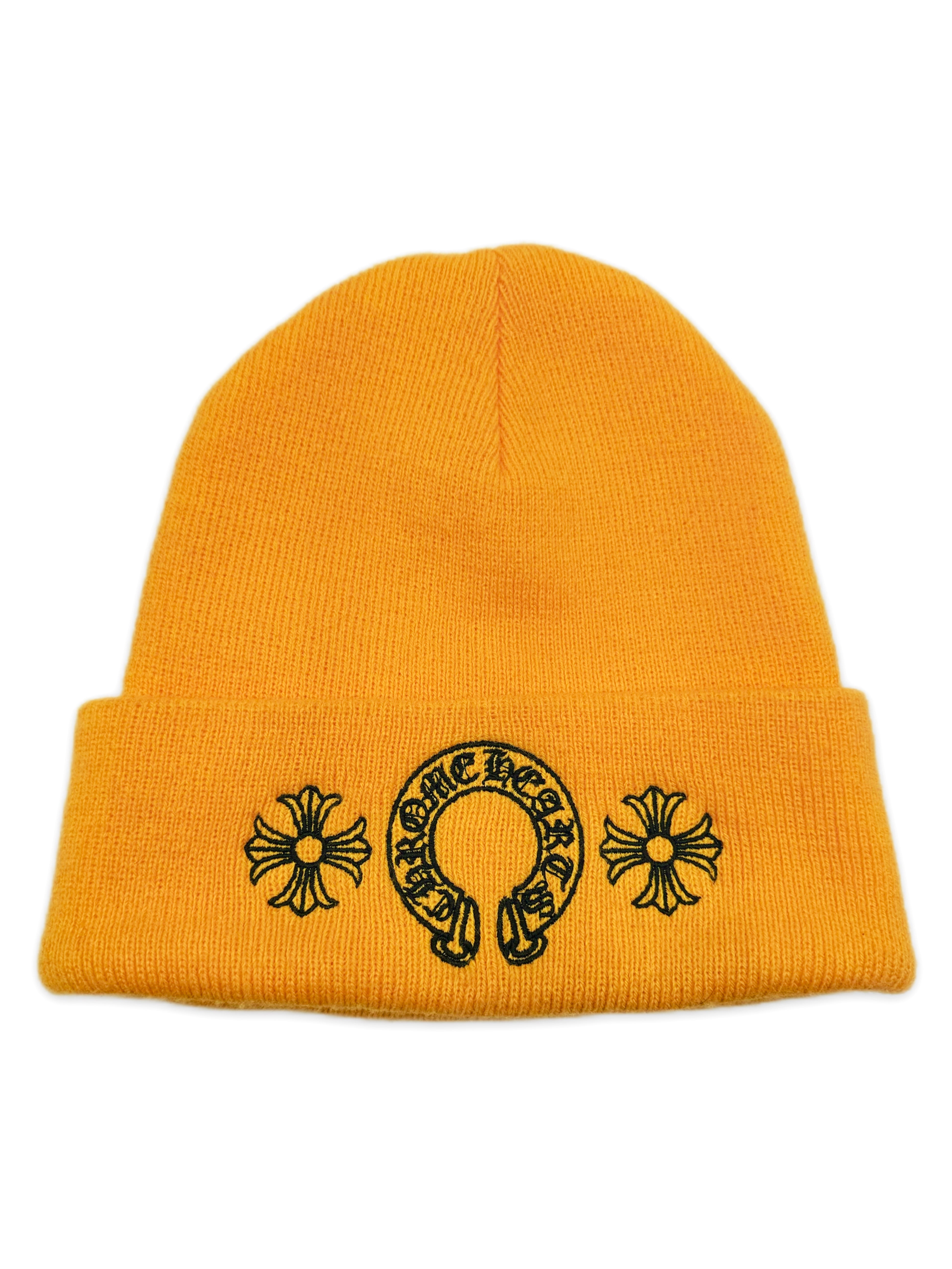 Chrome Hearts South Korea Exclusive Yellow Embroidered Beanie