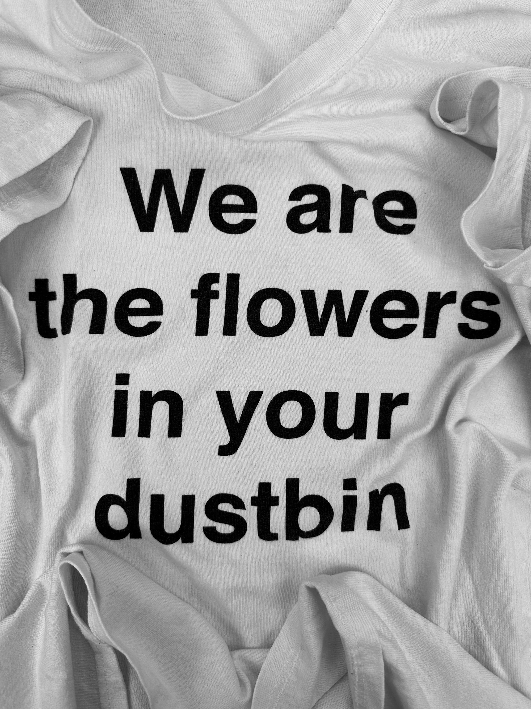 Undercover ‘We Are the Flowers’ White Slogan Heavy Weight T-Shirt