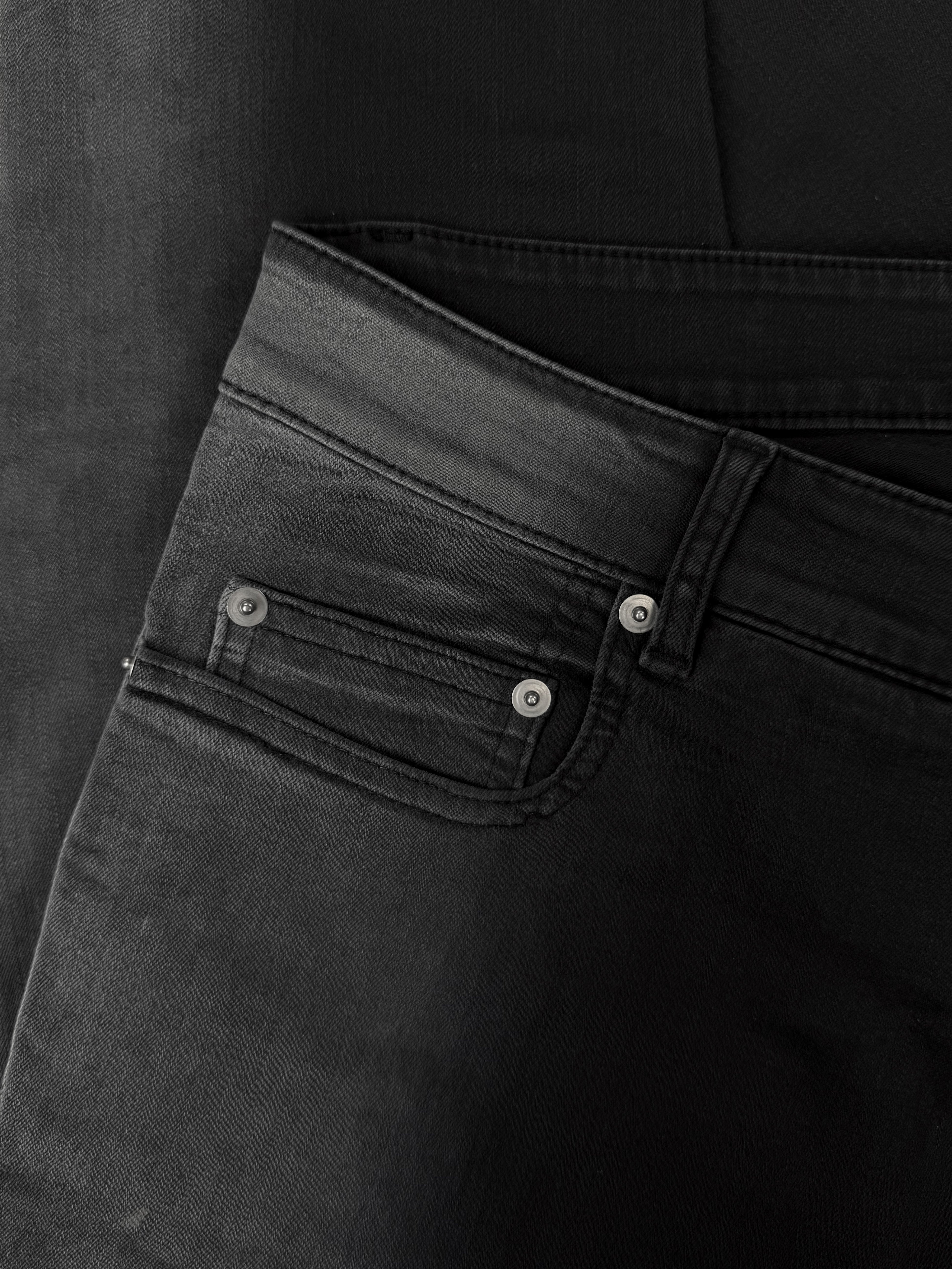 AW19 Rick Owens ‘Tyrone’ Cut DRKSHDW Black Gradient Denim