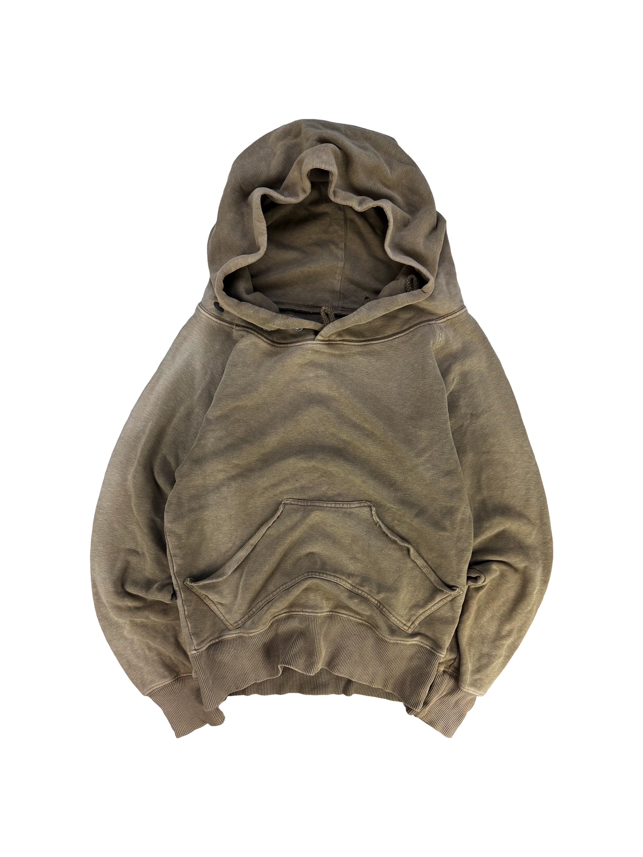 Kapital Tan Triple Button Wide Cut Hoodie
