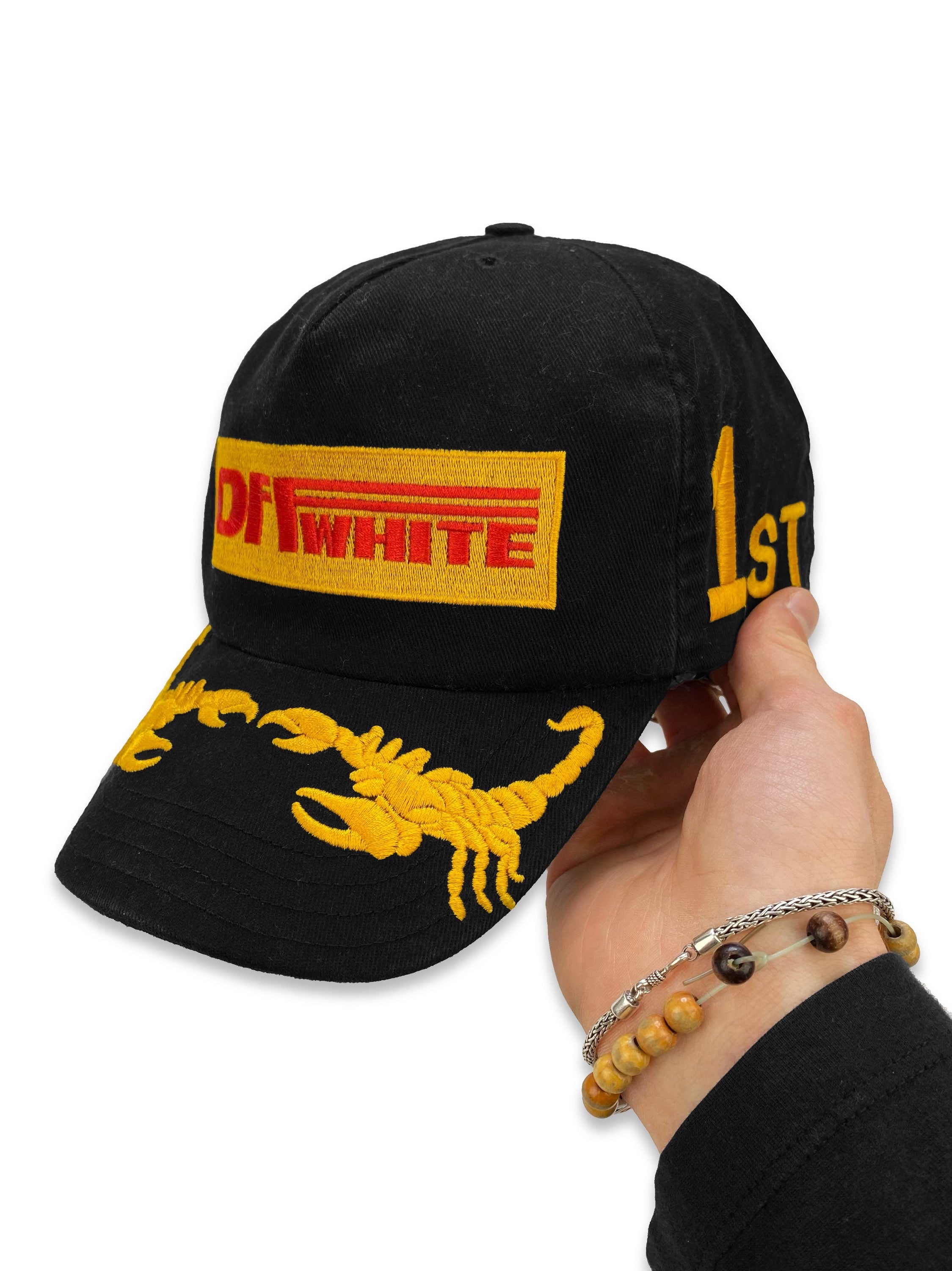 SS17 Off-White ‘Scorpion’ 1st Embroidered Adjustable Black Hat