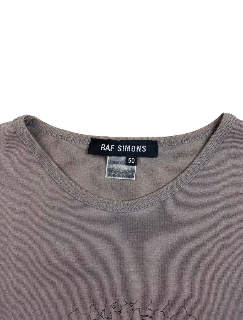 SS99 Raf Simons “Kinetic Youth” Mosaic Long-sleeve T-Shirt