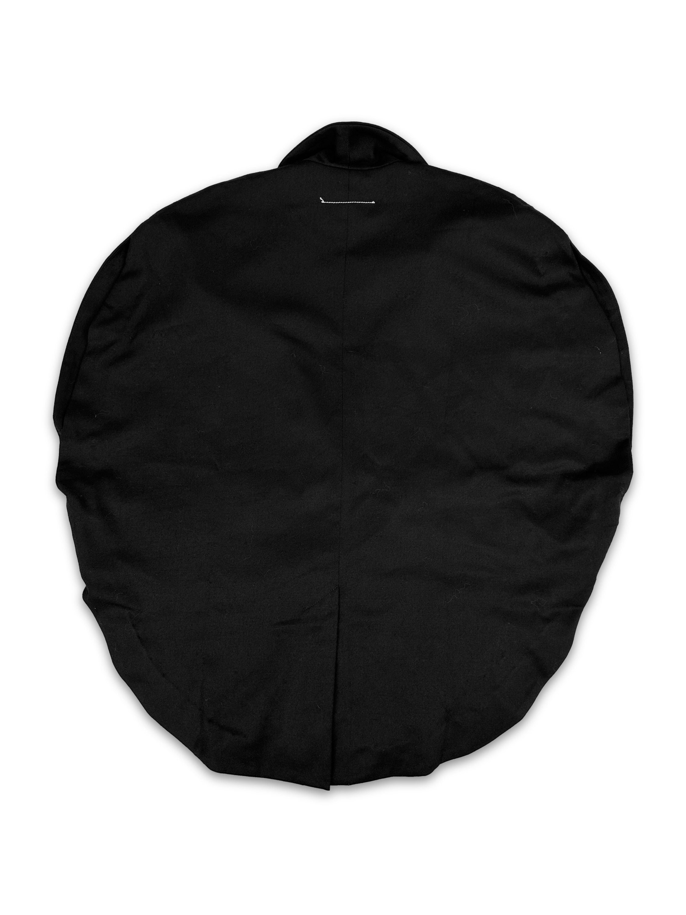 SS19 Maison Margiela MM6 ‘Circular’ Black Suit Jacket