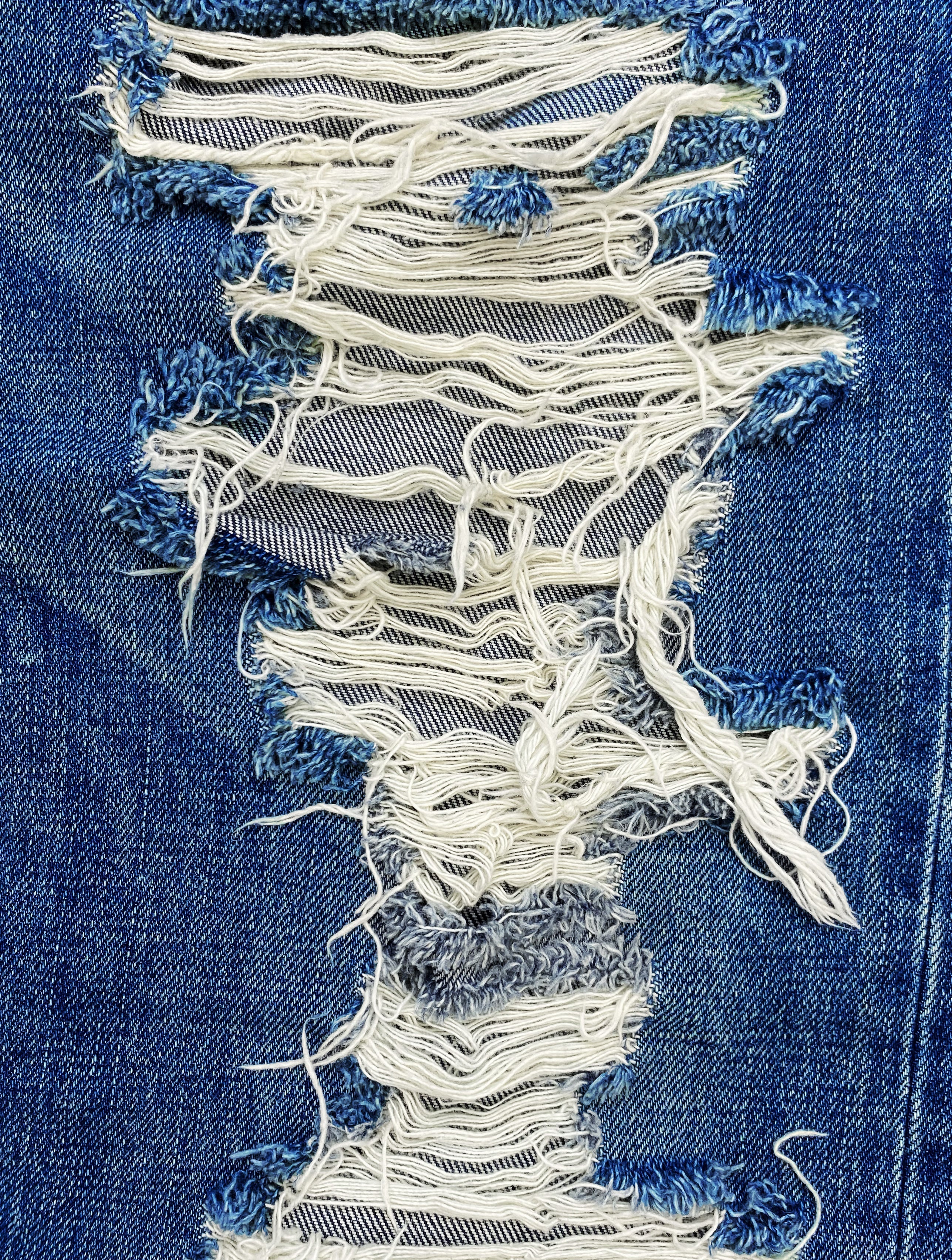 SS03 Junya Watanabe Distressed Crash Denim