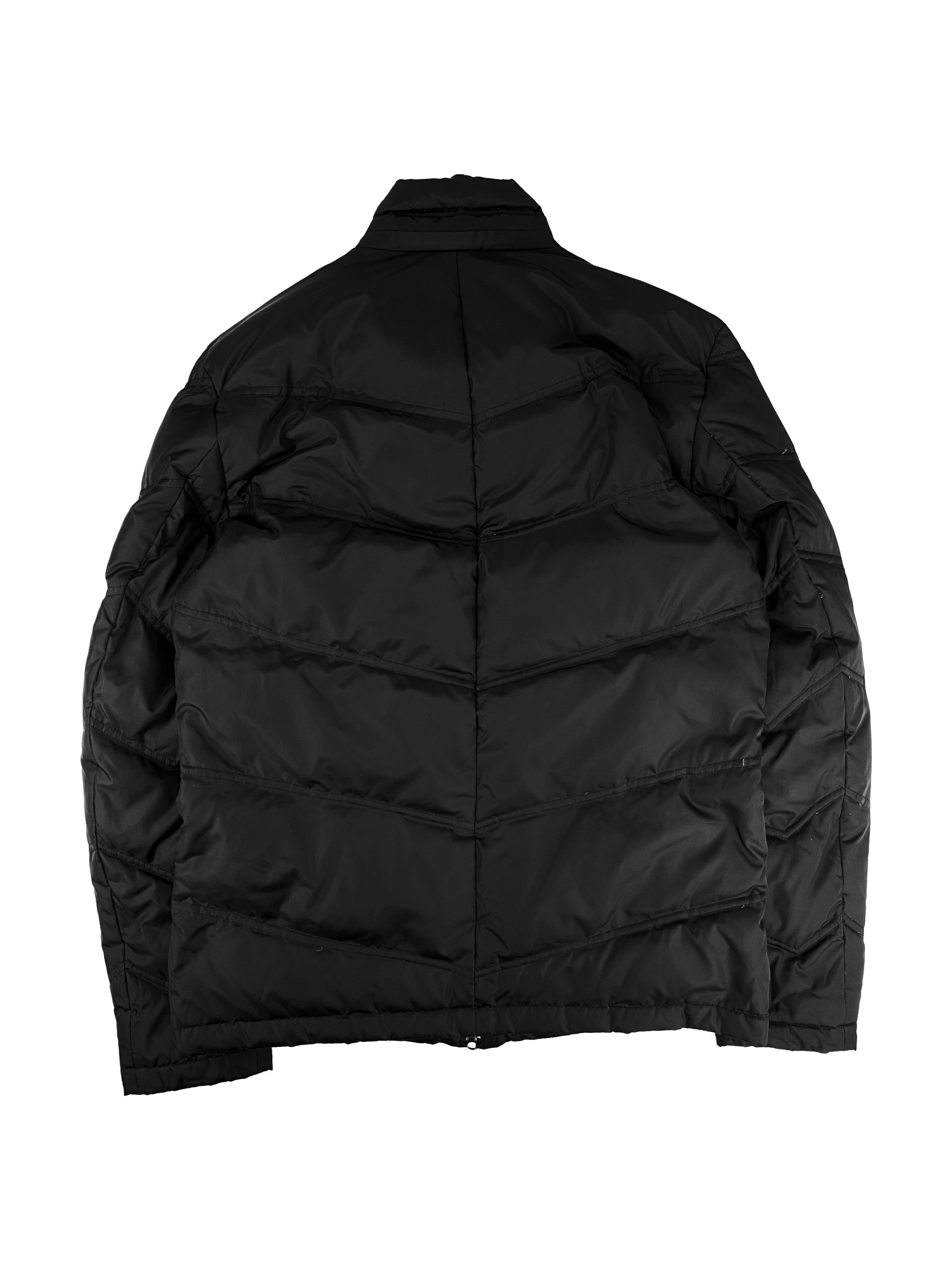 Katharine Hamnett Black Multi Zip Down Fill Puffer Jacket