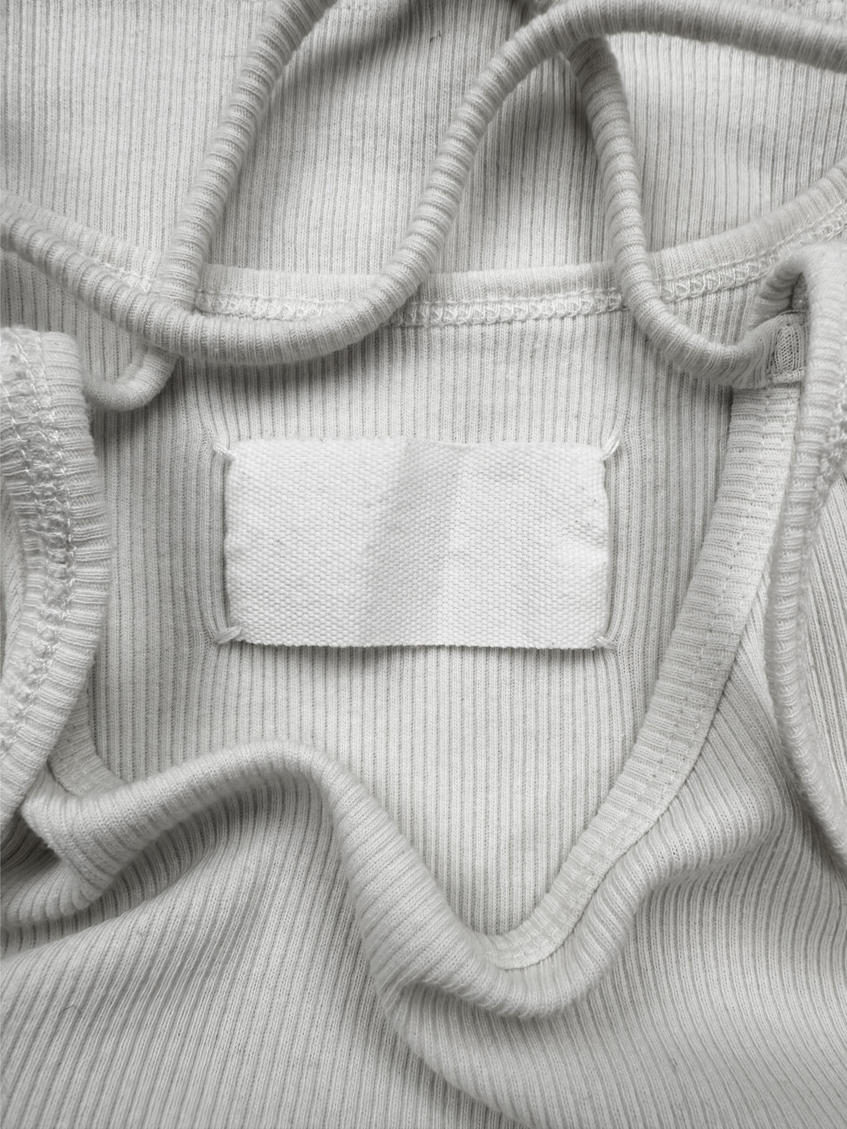 AW02 Maison Margiela Quad-String White Ribbed Tank Top