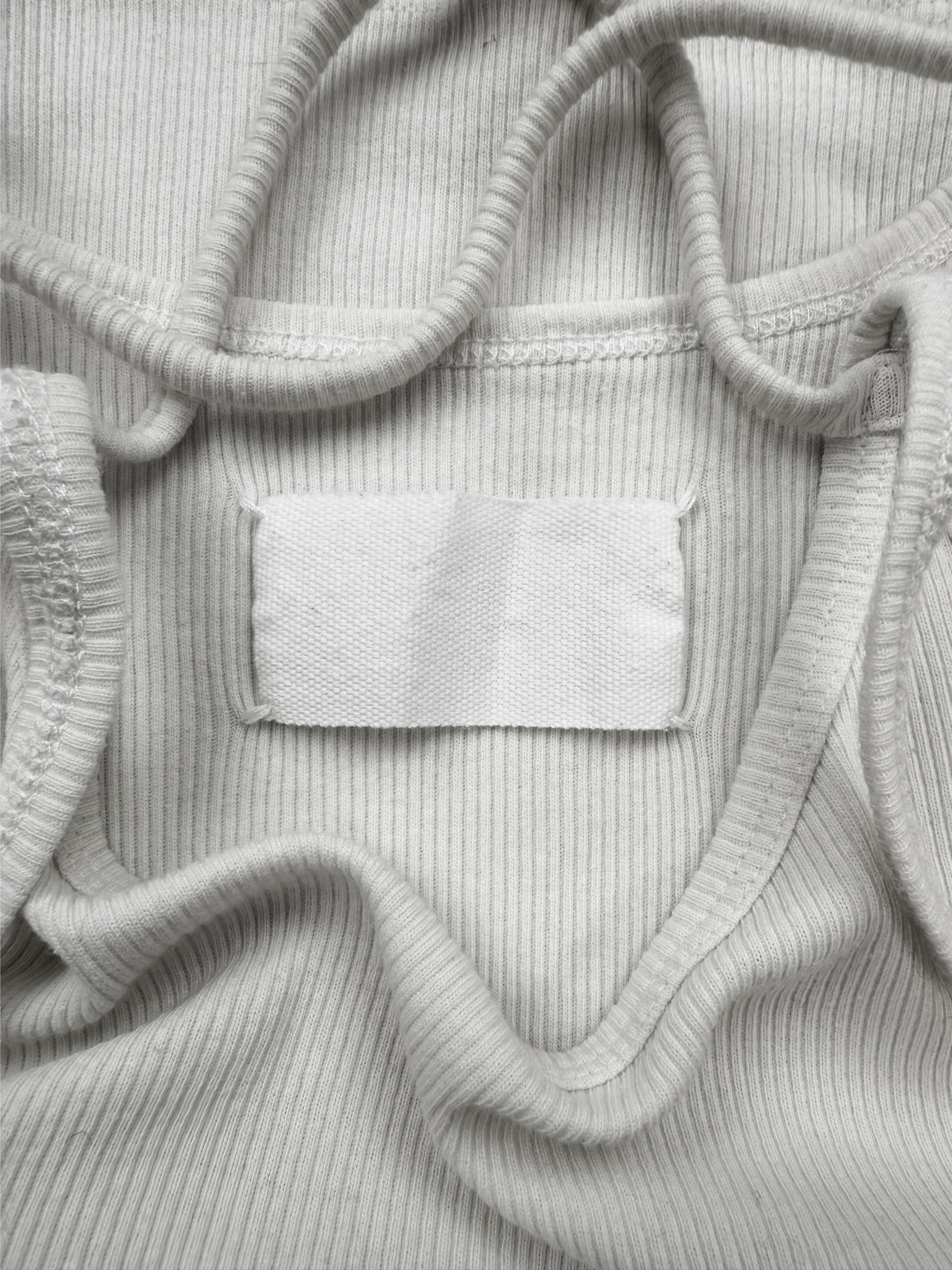 AW02 Maison Margiela Quad-String White Ribbed Tank Top