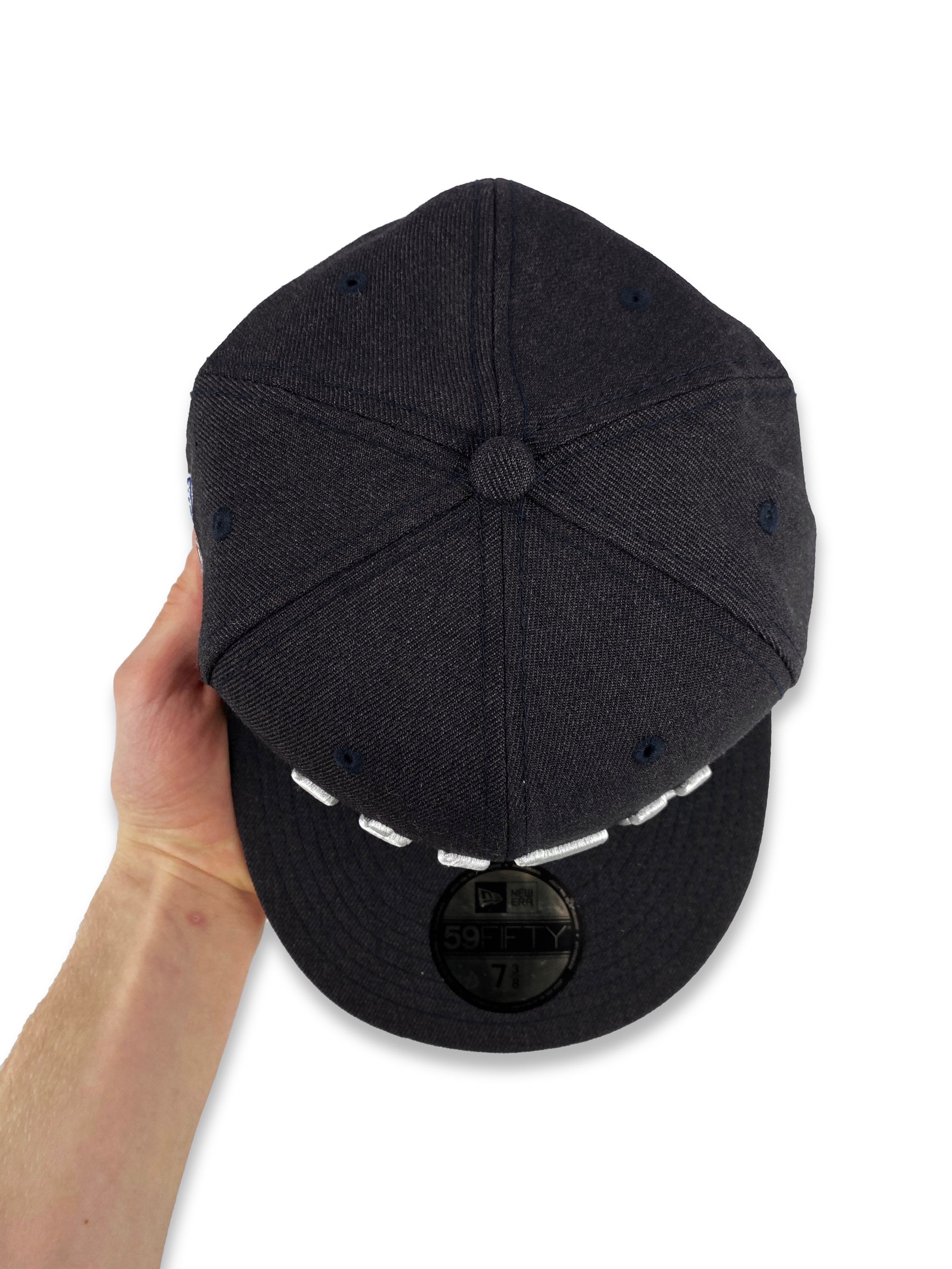SS14 Supreme ‘Hebrew’ Logo New Era Patched Navy Fitted Hat