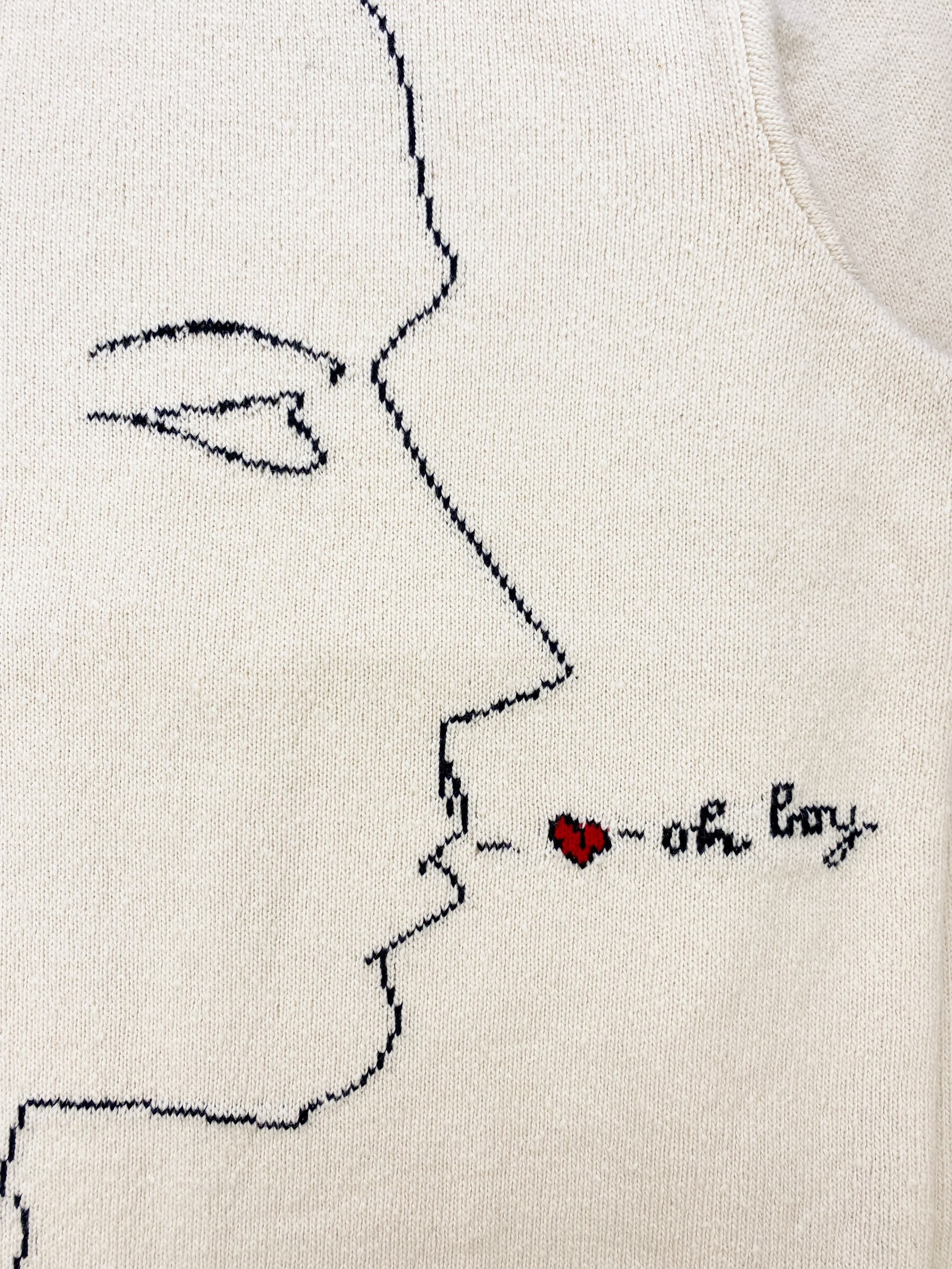FW18 CK205W39NYC by Raf Simons Andy Warhol Knitted Sweater