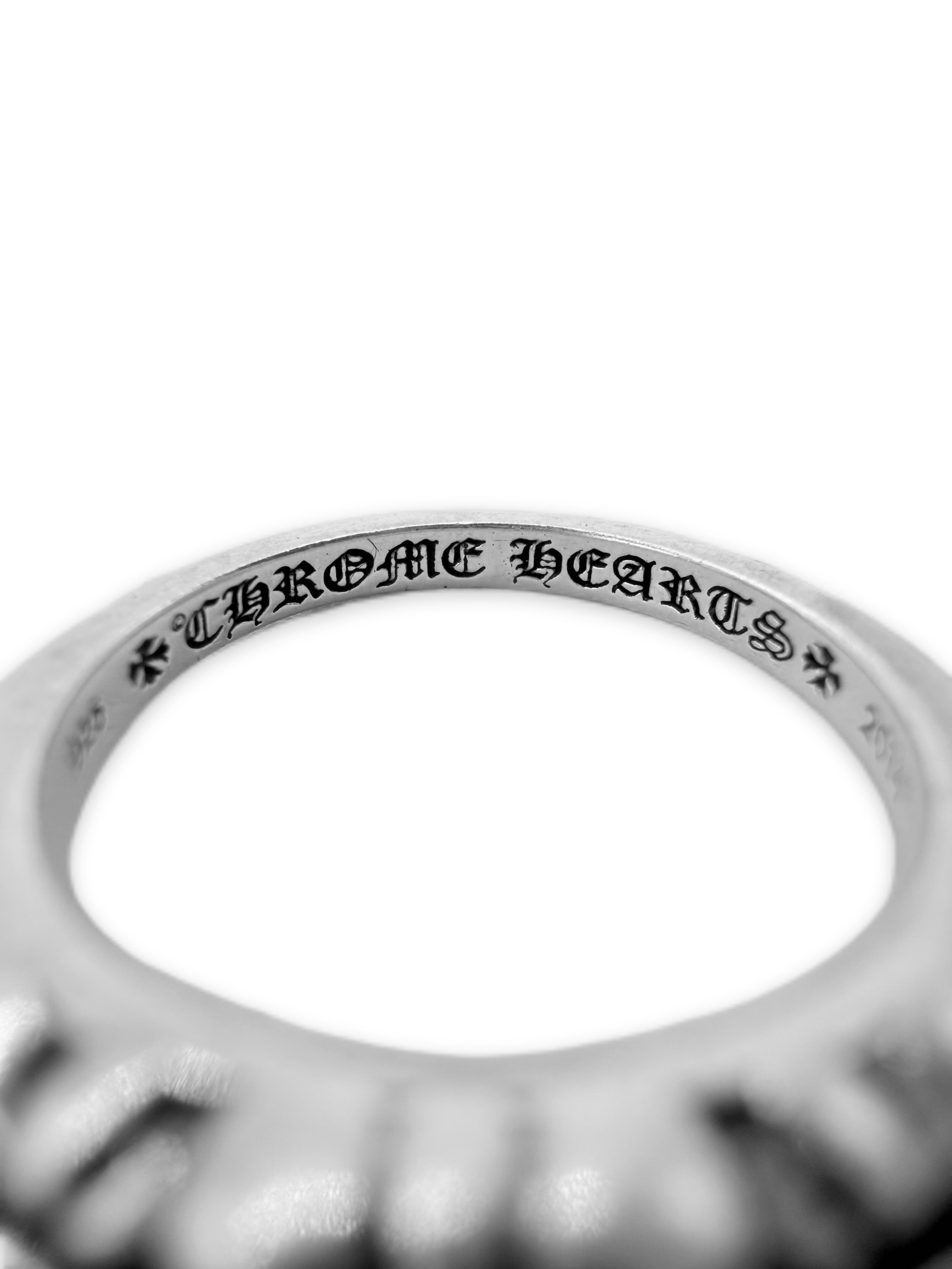 Chrome Hearts Pavé Sapphire Factory Set ‘Floral’ Ring