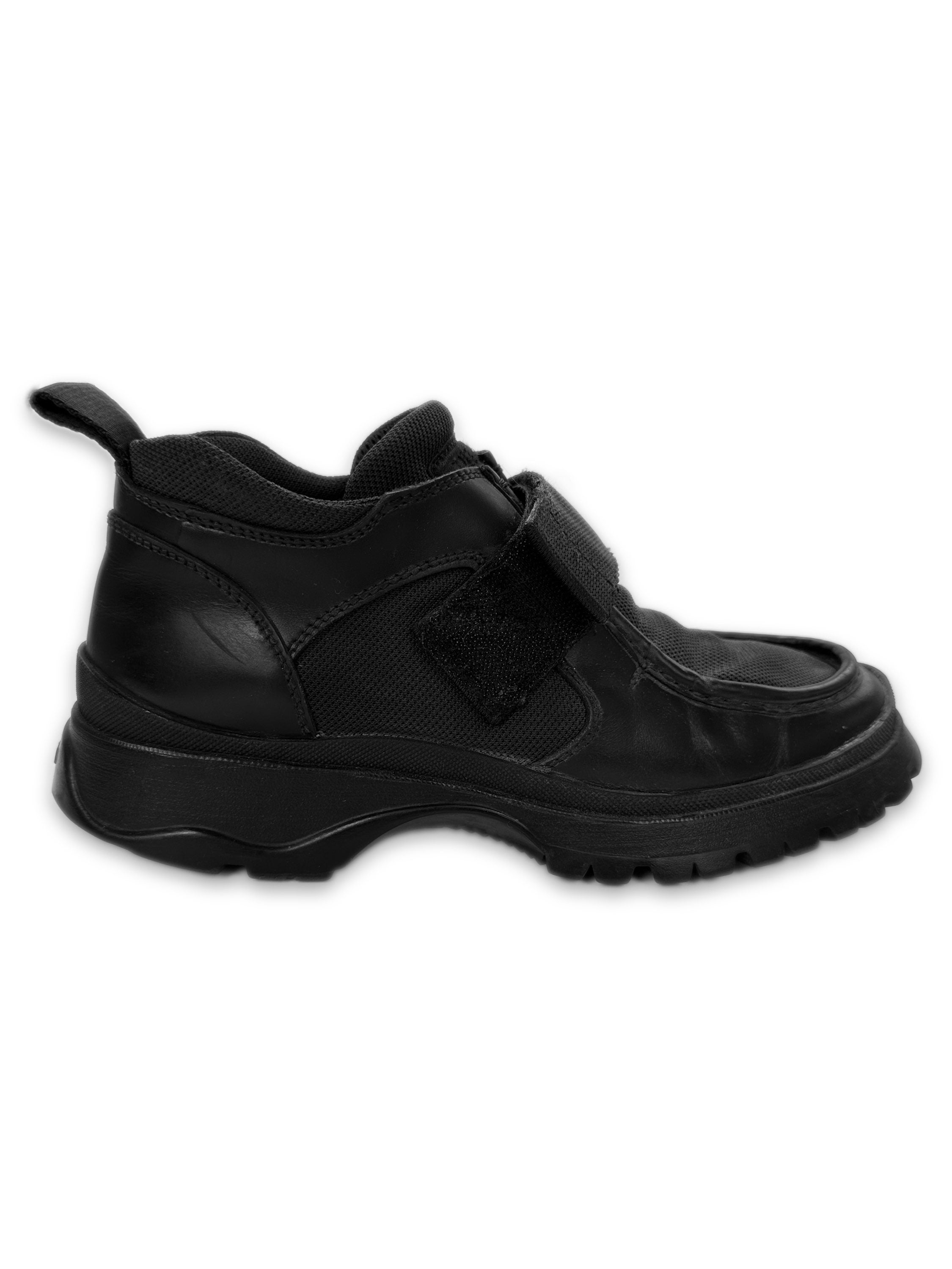 Prada Black Nylon Vibram Hiking Sneakers