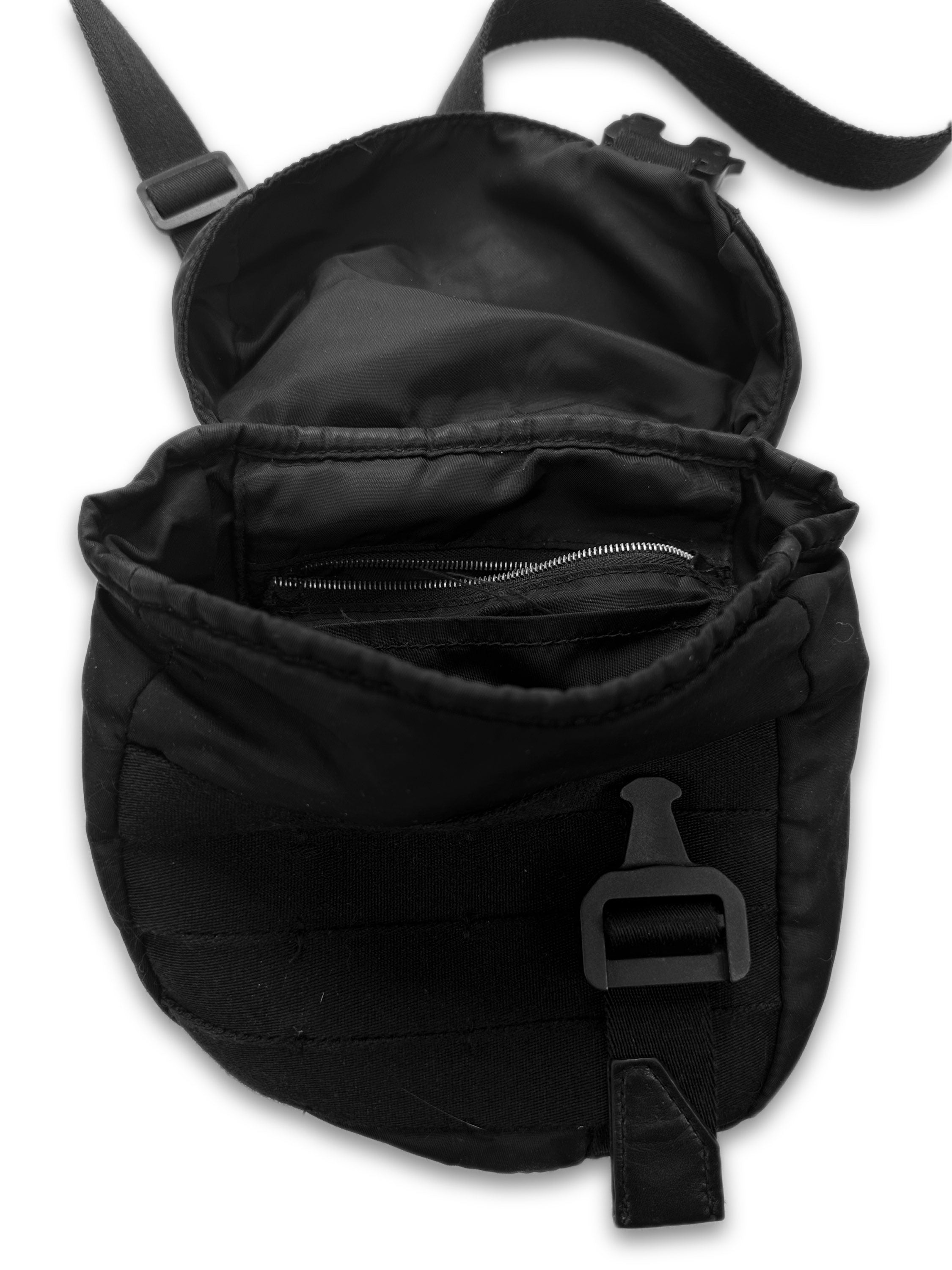 1017 Alyx 9SM Black Rollercoaster Buckle Nylon Crossbody Bag