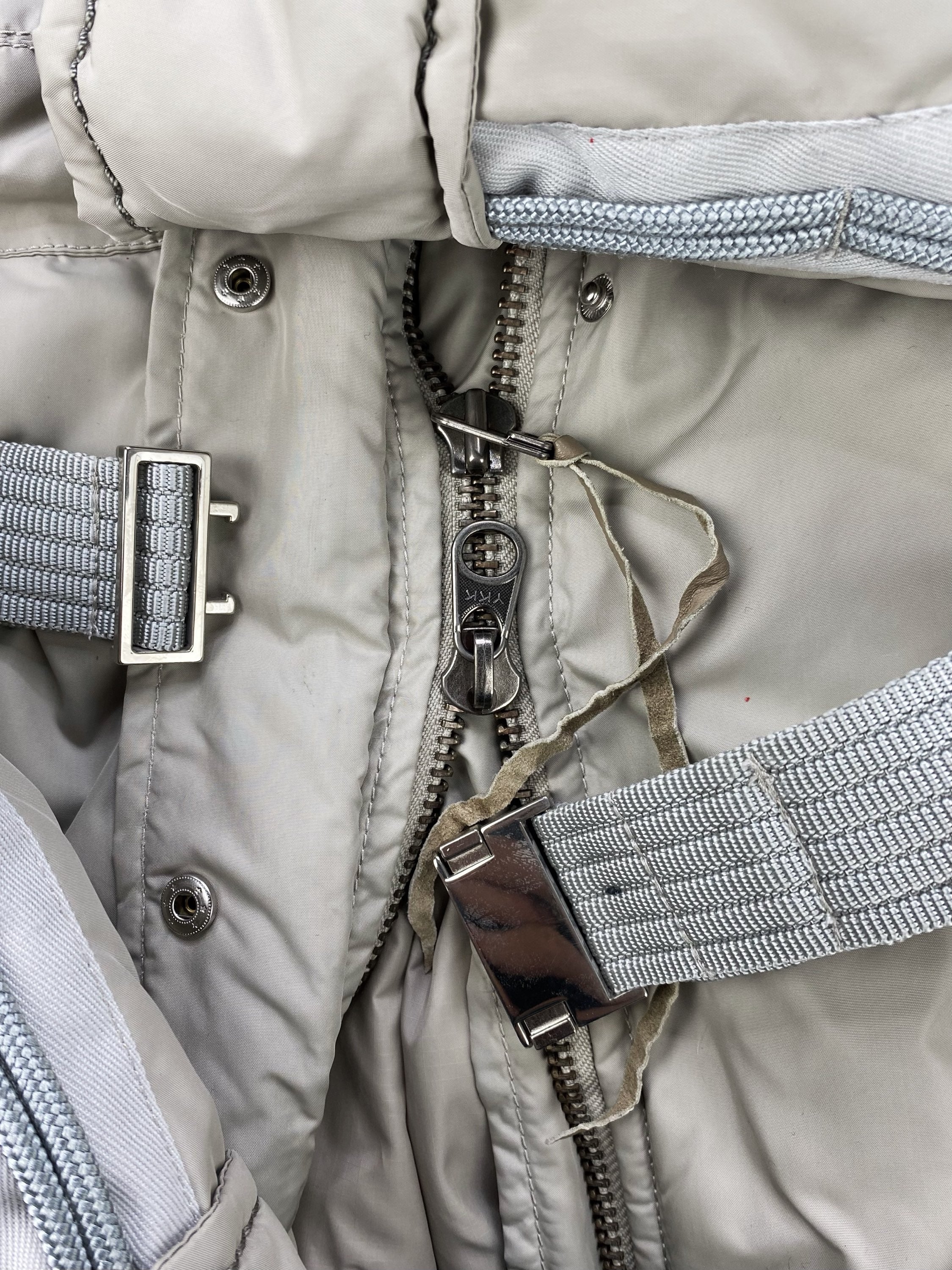 Marithe Francois Girbaud Belted Cargo Pocket Hooded Jacket